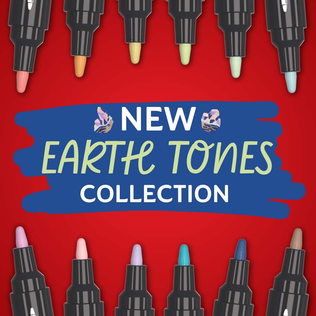 Sharpie® Creative Markers Bullet Tip Earth Tones Acrylic Marker Set