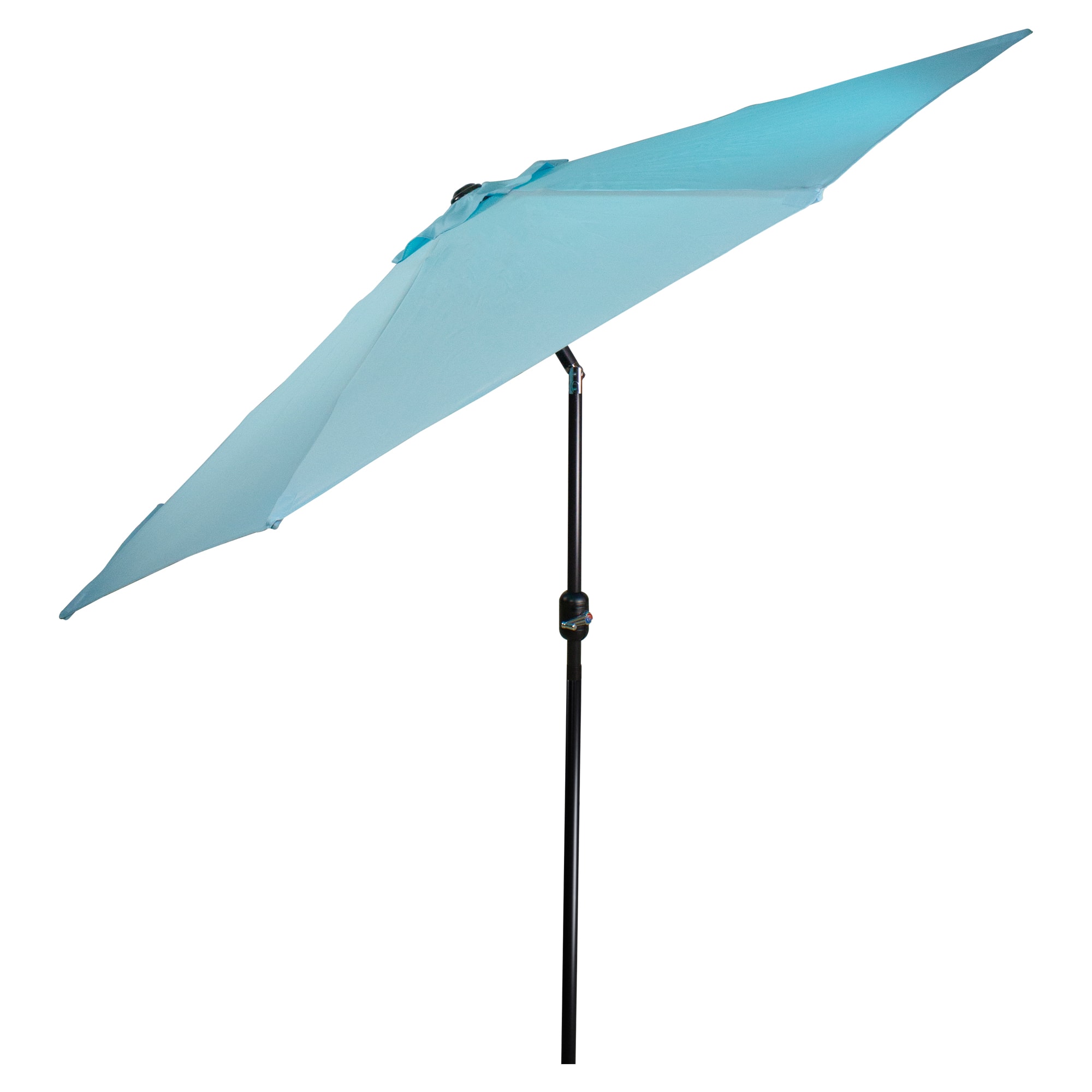 9ft. Outdoor Patio Market Umbrella with Hand Crank &#x26; Tilt