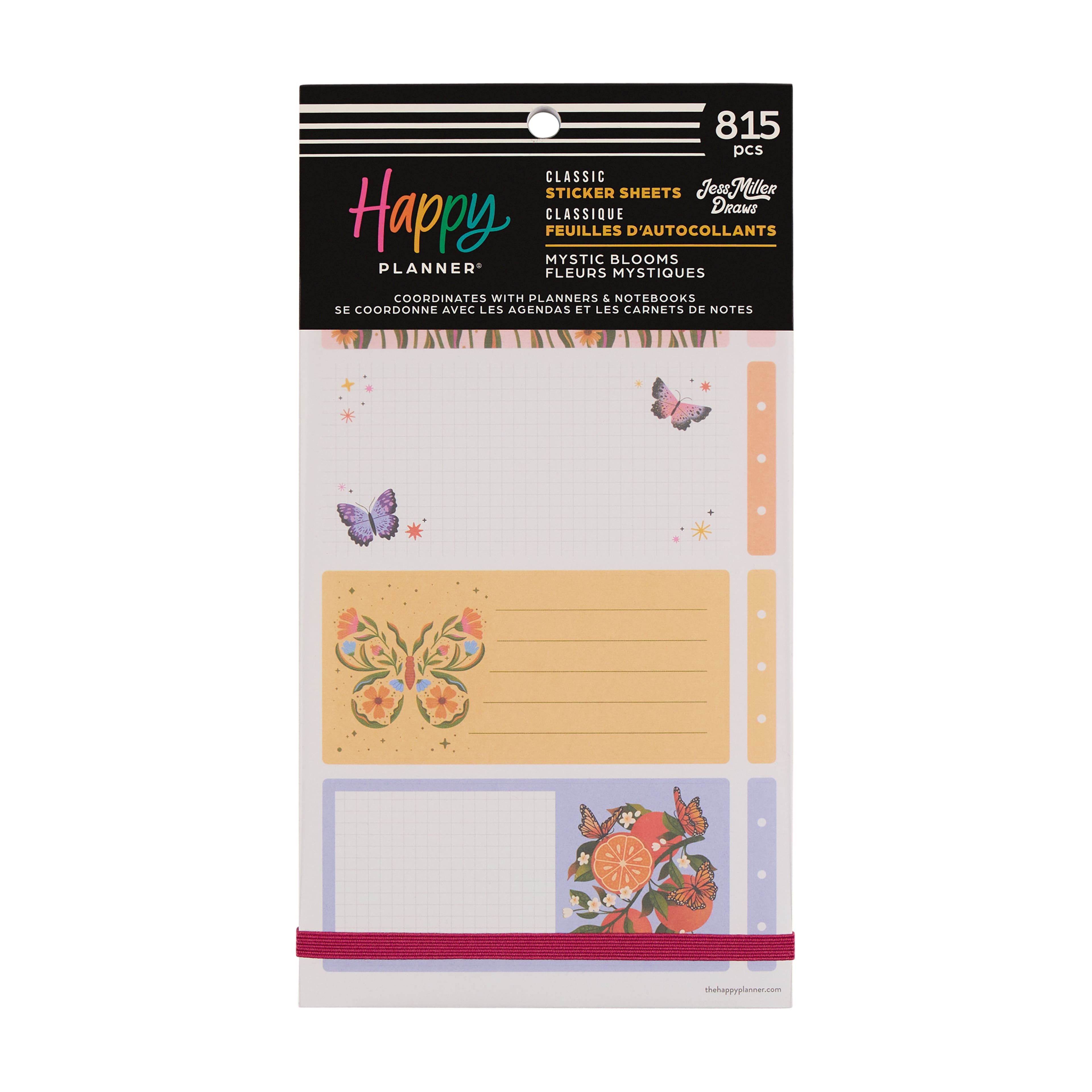 The Classic Happy Planner® Mystic Blooms Stickers