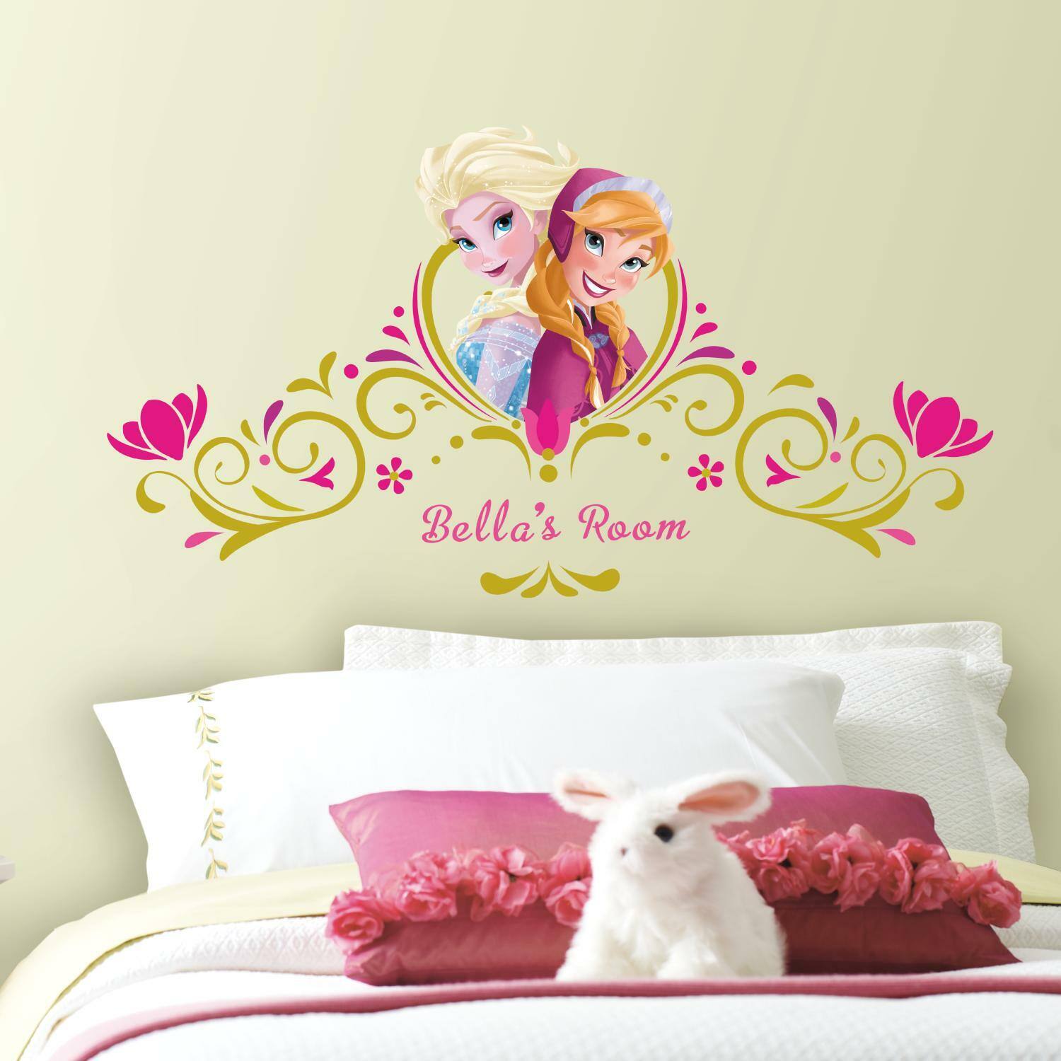 RoomMates Frozen Springtime Custom Headboard Peel &#x26; Stick Giant Wall Decals