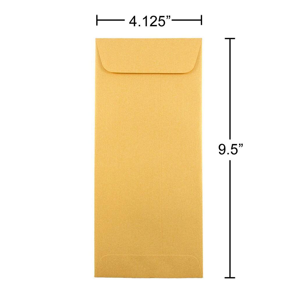 JAM Paper #10 Policy Metallic Business Envelopes, 25ct.