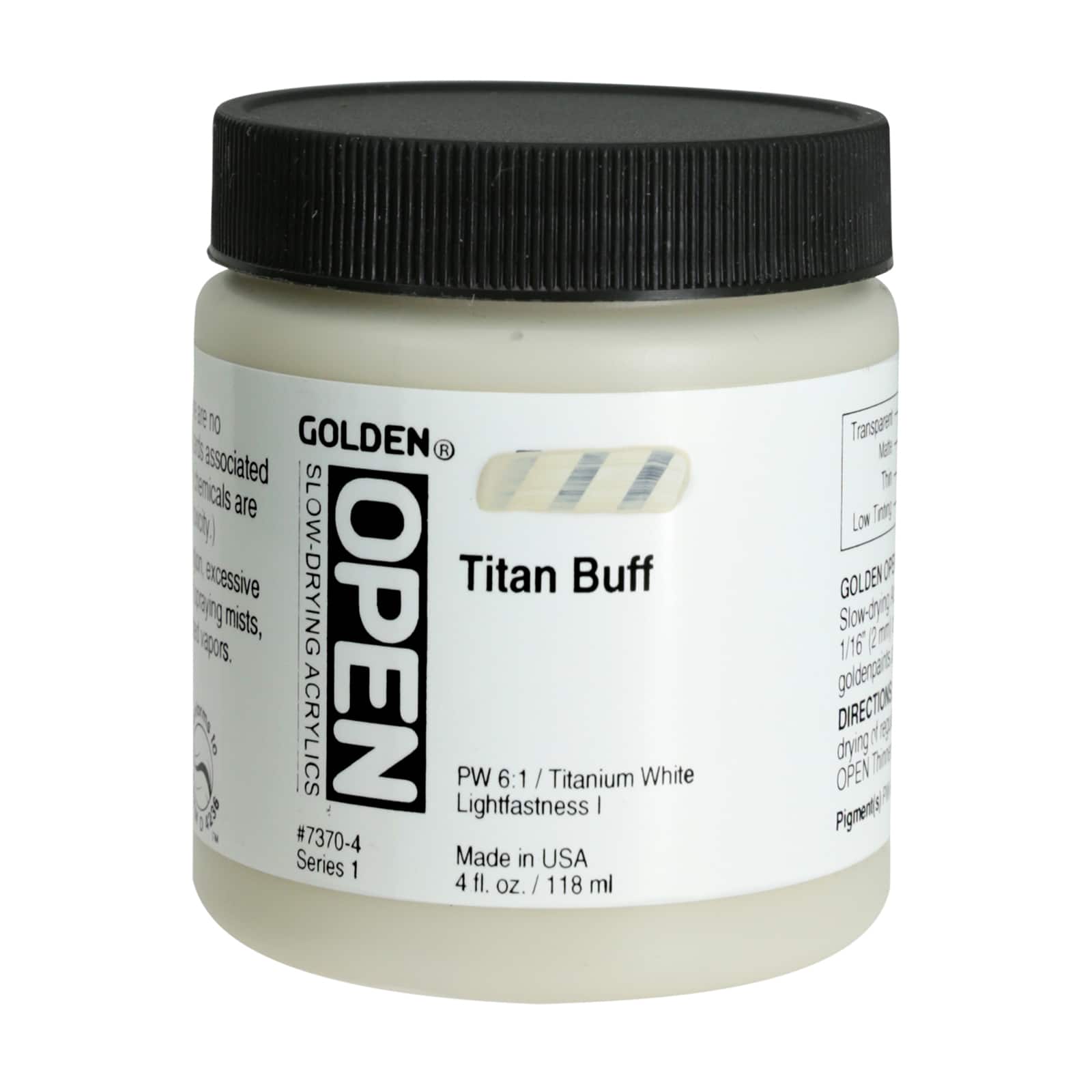Golden OPEN Acrylics, 4 oz Paint in Titan Buff