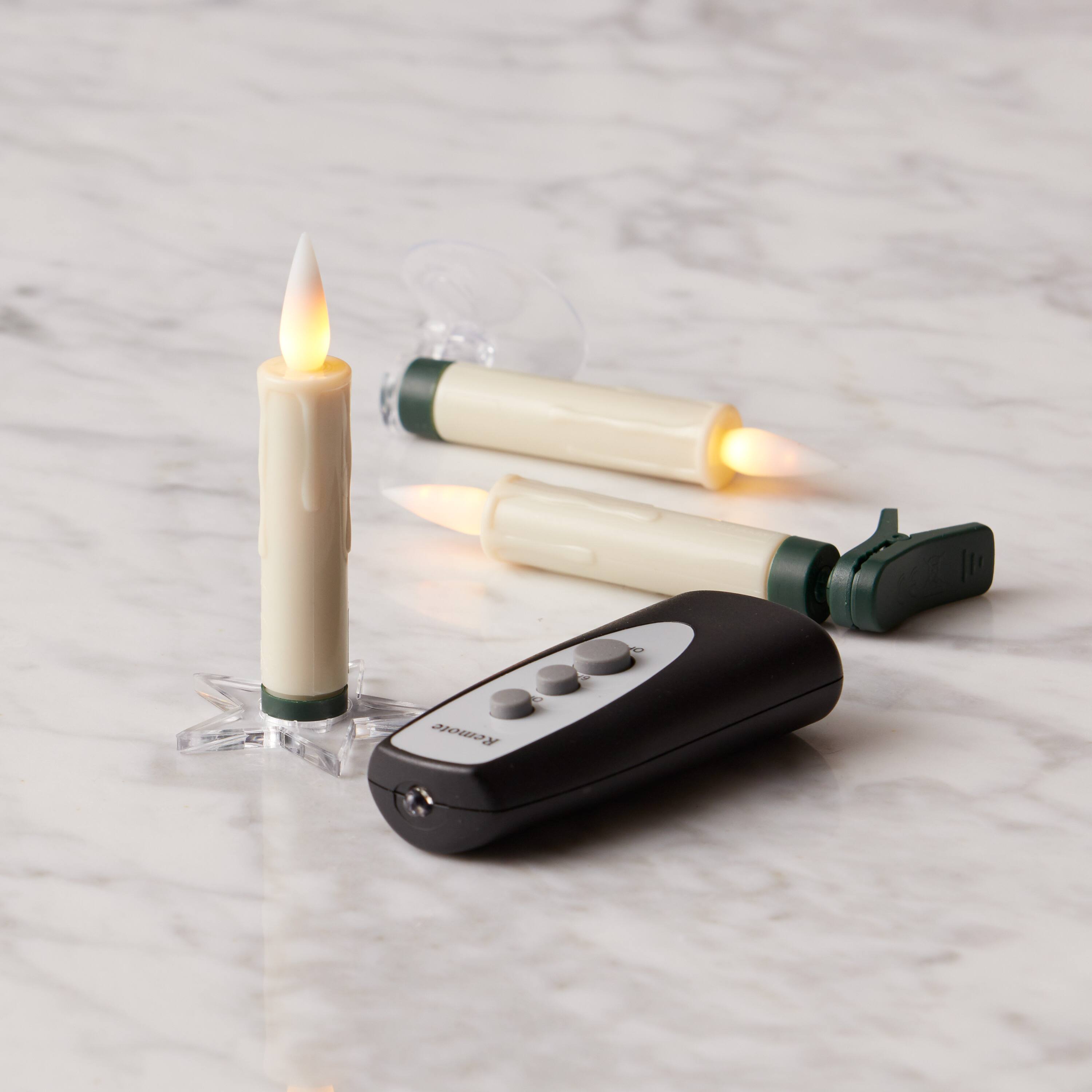 4" FIA Flame LED Candle Clip, 10ct.