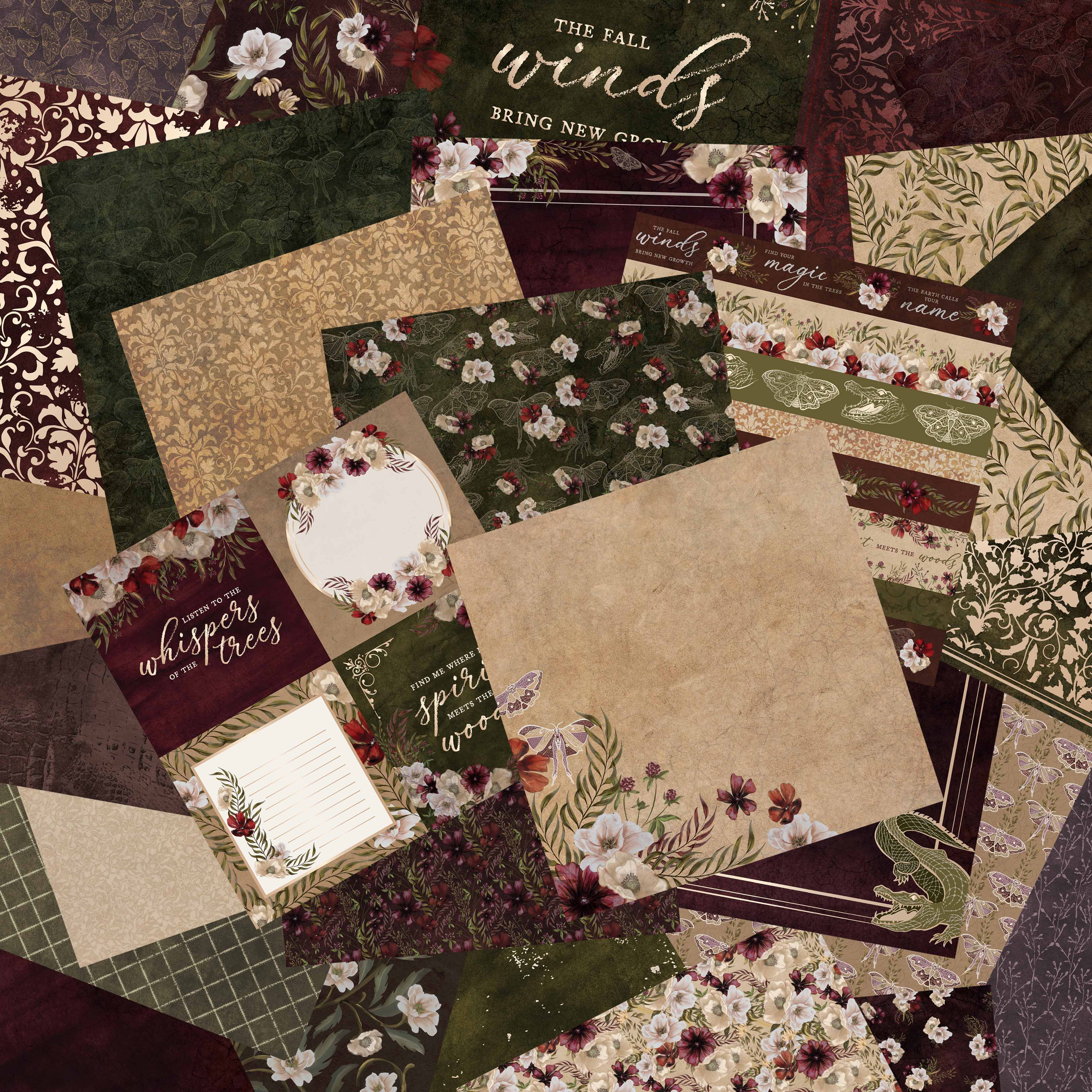 12" x 12" Enchanted Botanica Paper Pad by Recollections™, 58 Sheets