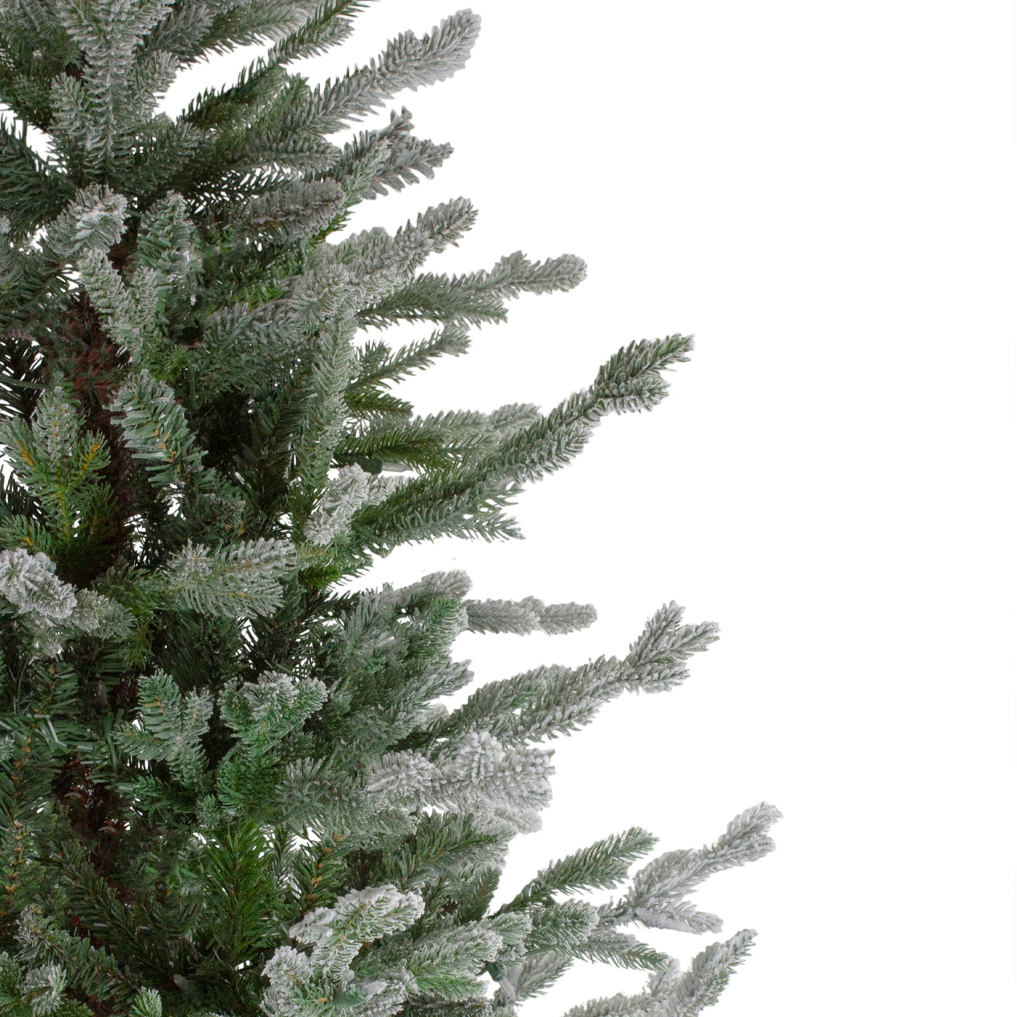 7.5ft. Unlit Real Touch™️ Flocked Little River Fir Artificial Christmas Tree