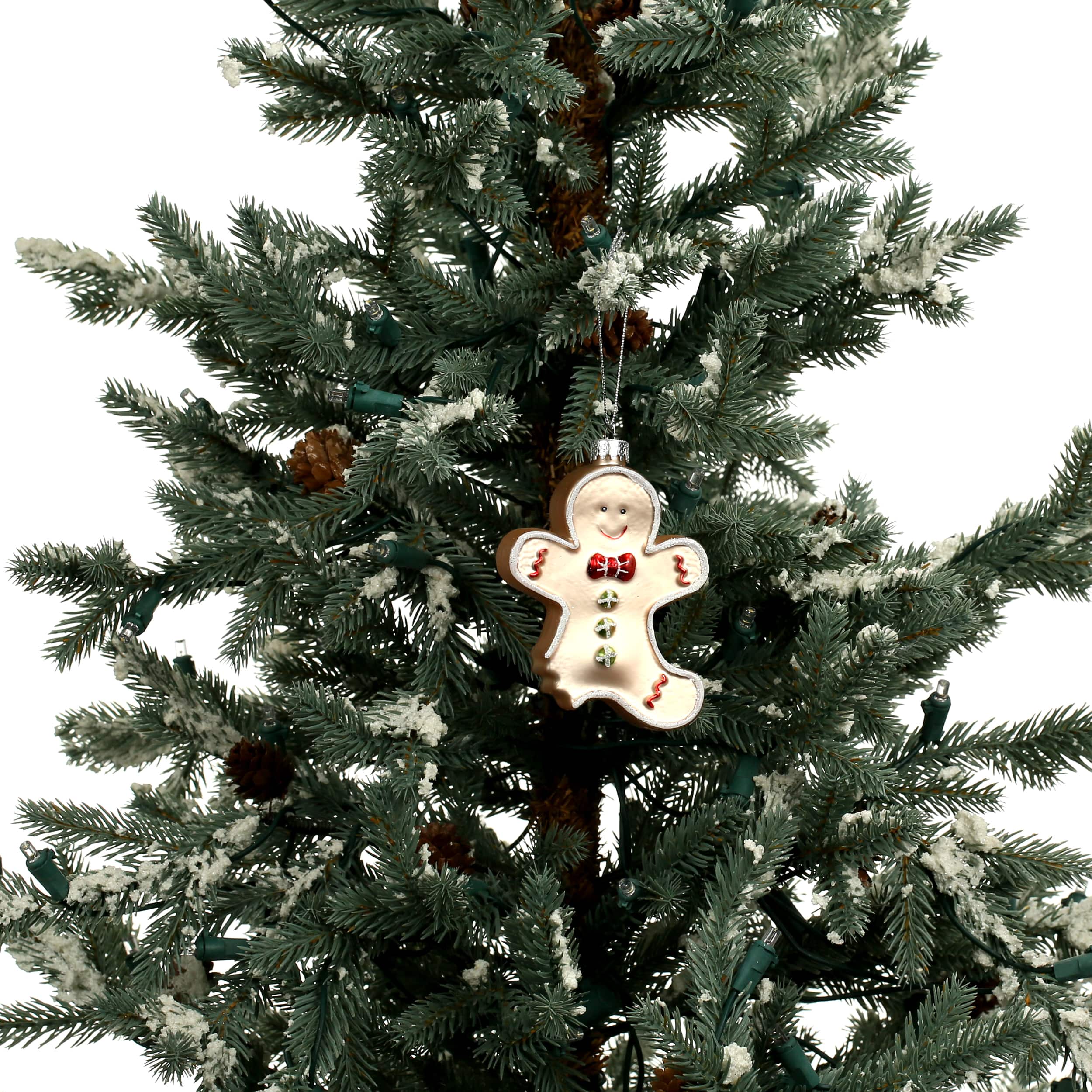 4&#x22; Gingerbread Cookie with Bite Glass Ornament by Ashland&#xAE;
