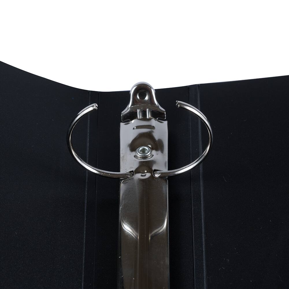 JAM Paper Black Portfolio with Elastic Closure