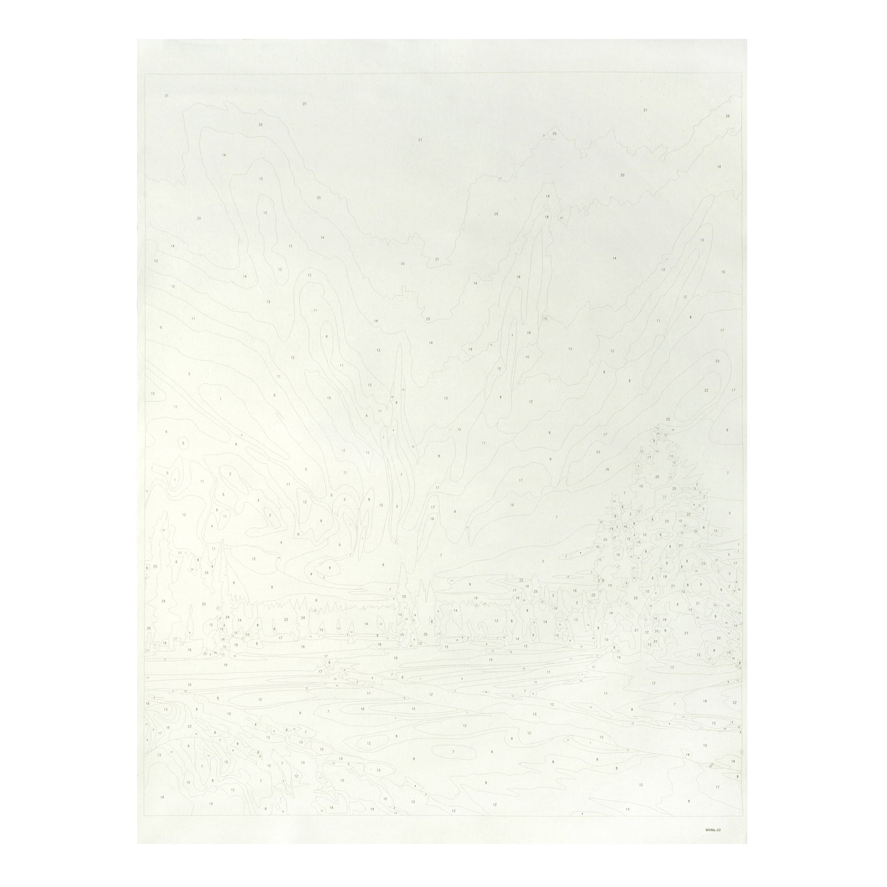 16&#x22; x 20&#x22; Aurora Borealis Paint-by-Number Kit by Artist&#x27;s Loft&#x2122;