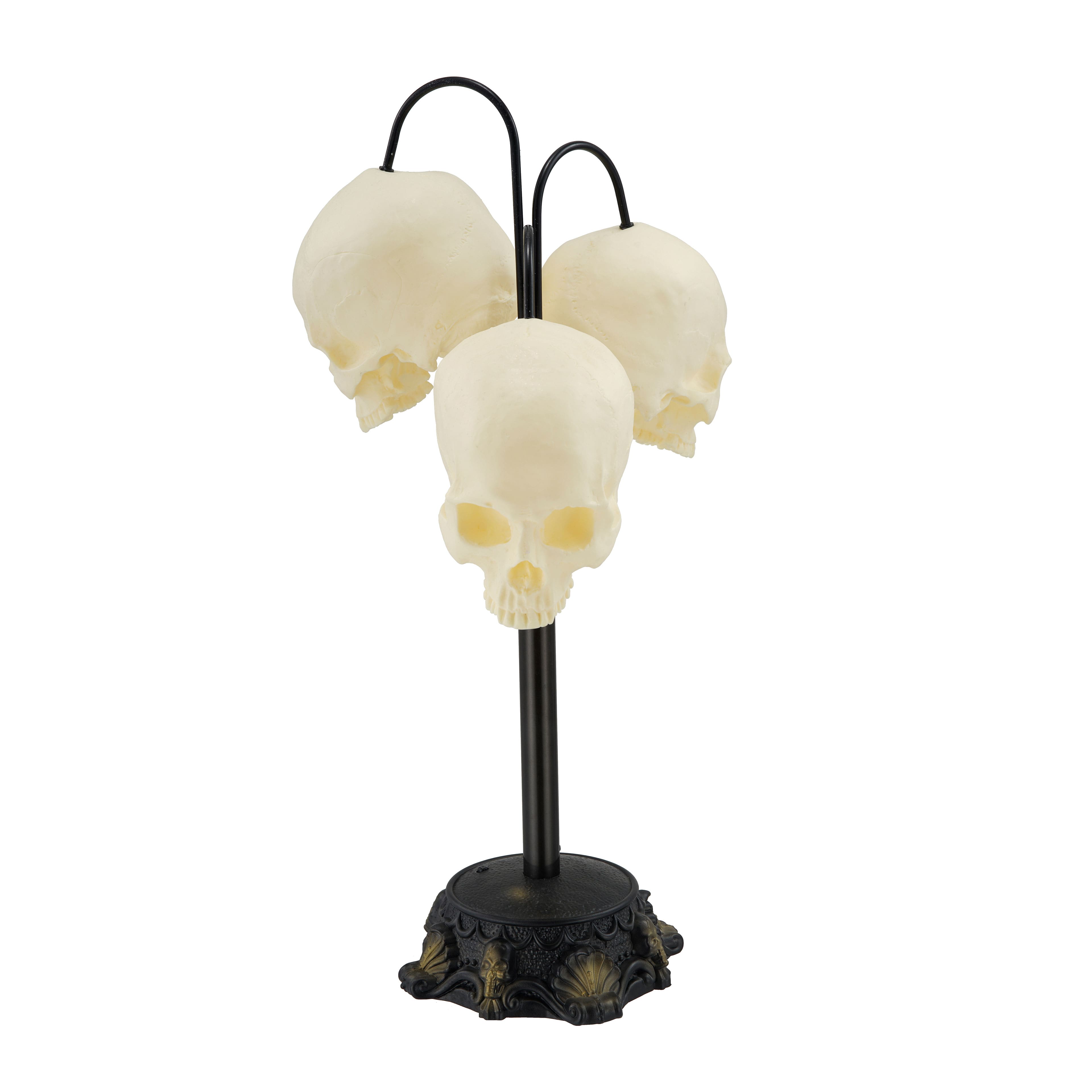 3ct. Warm White LED Skull Lamp by Ashland®