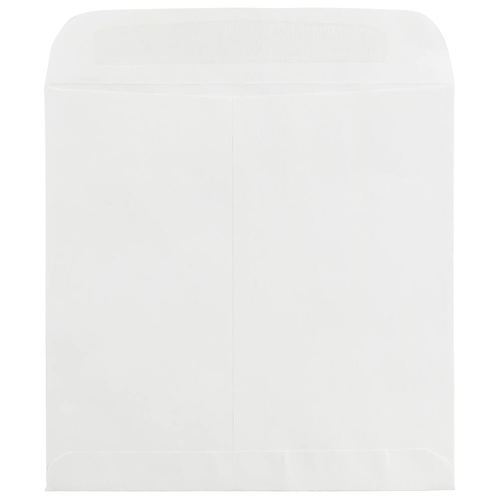 JAM Paper 13.5&#x22; Large White Square Invitation Envelopes