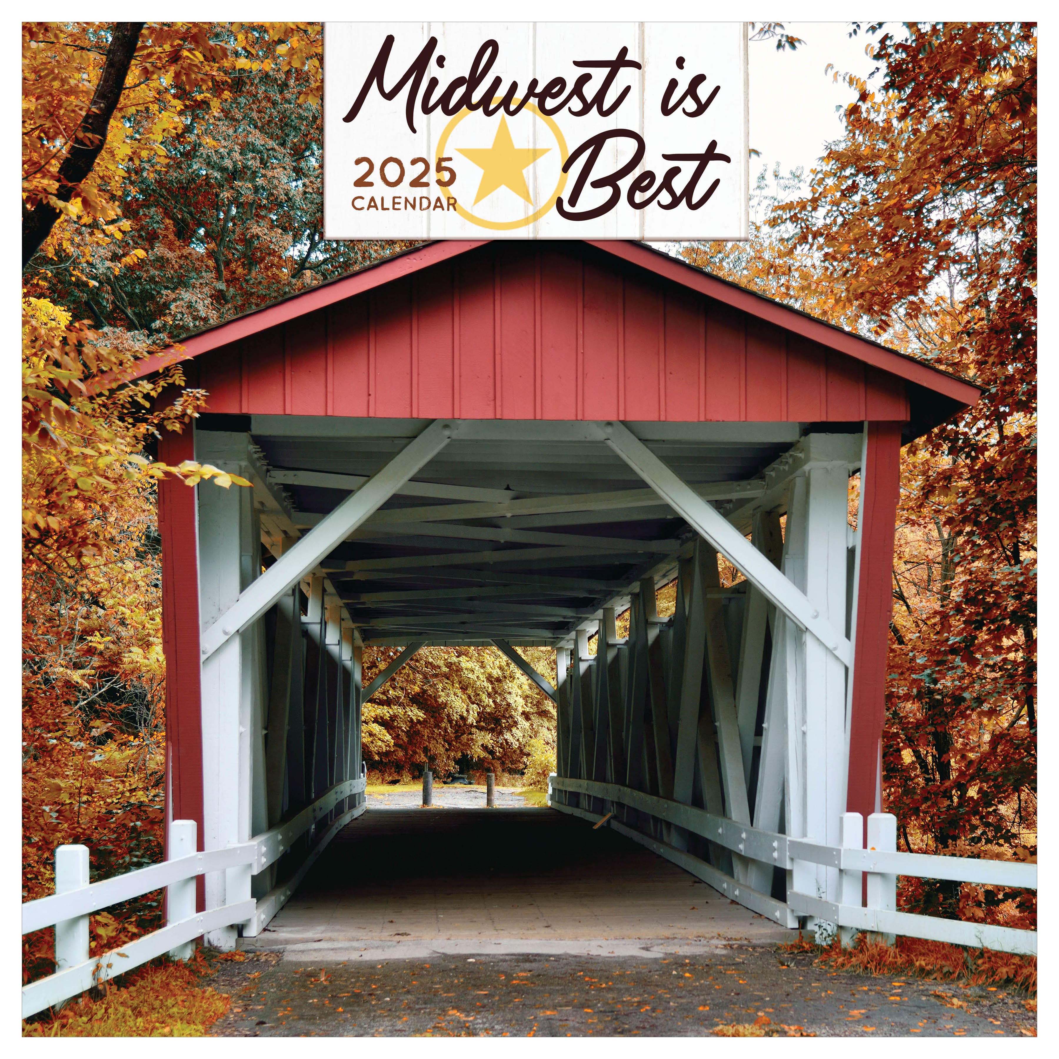 TF Publishing 2025 Midwest Is Best Wall Calendar