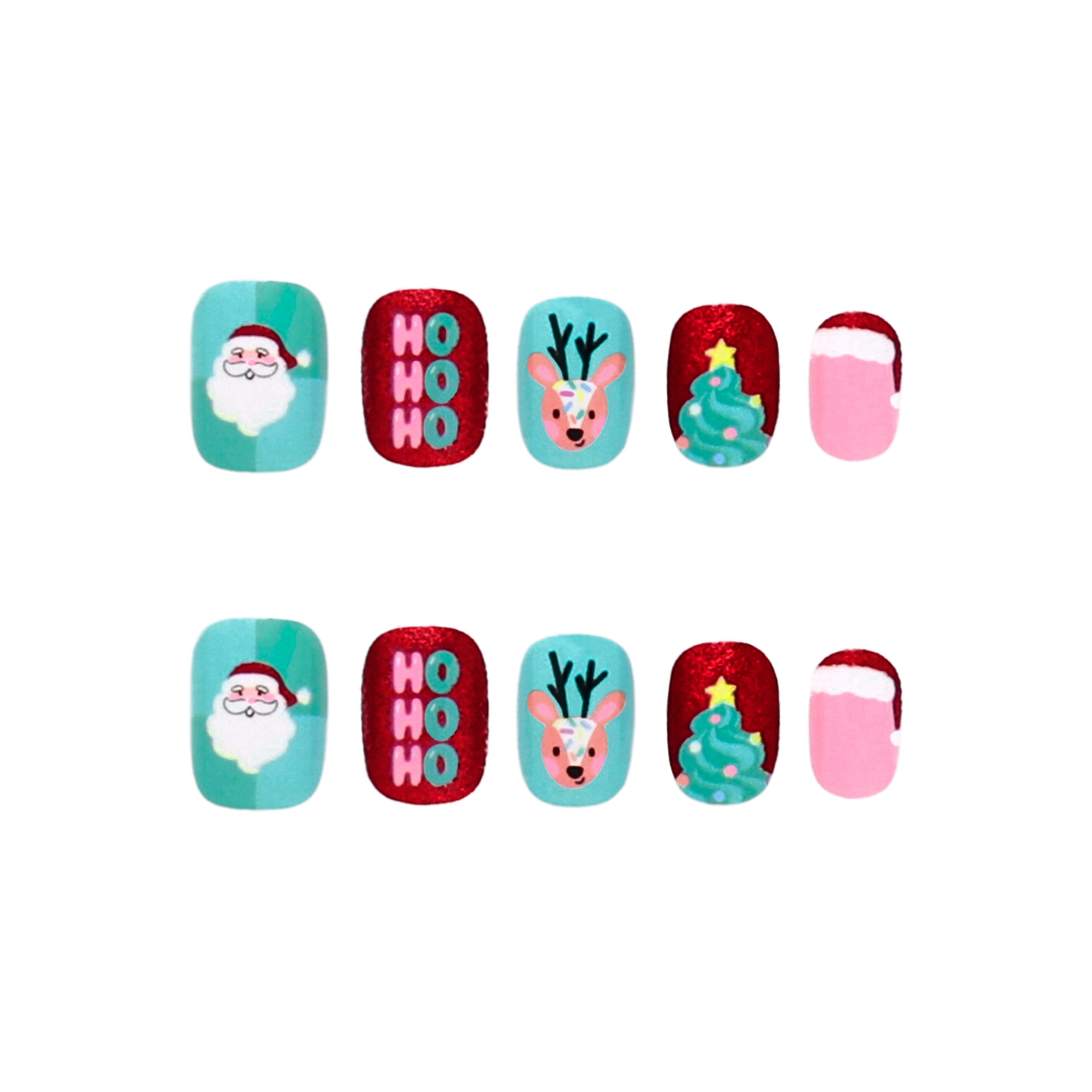 Santa Press-On Nails by Creatology&#x2122;