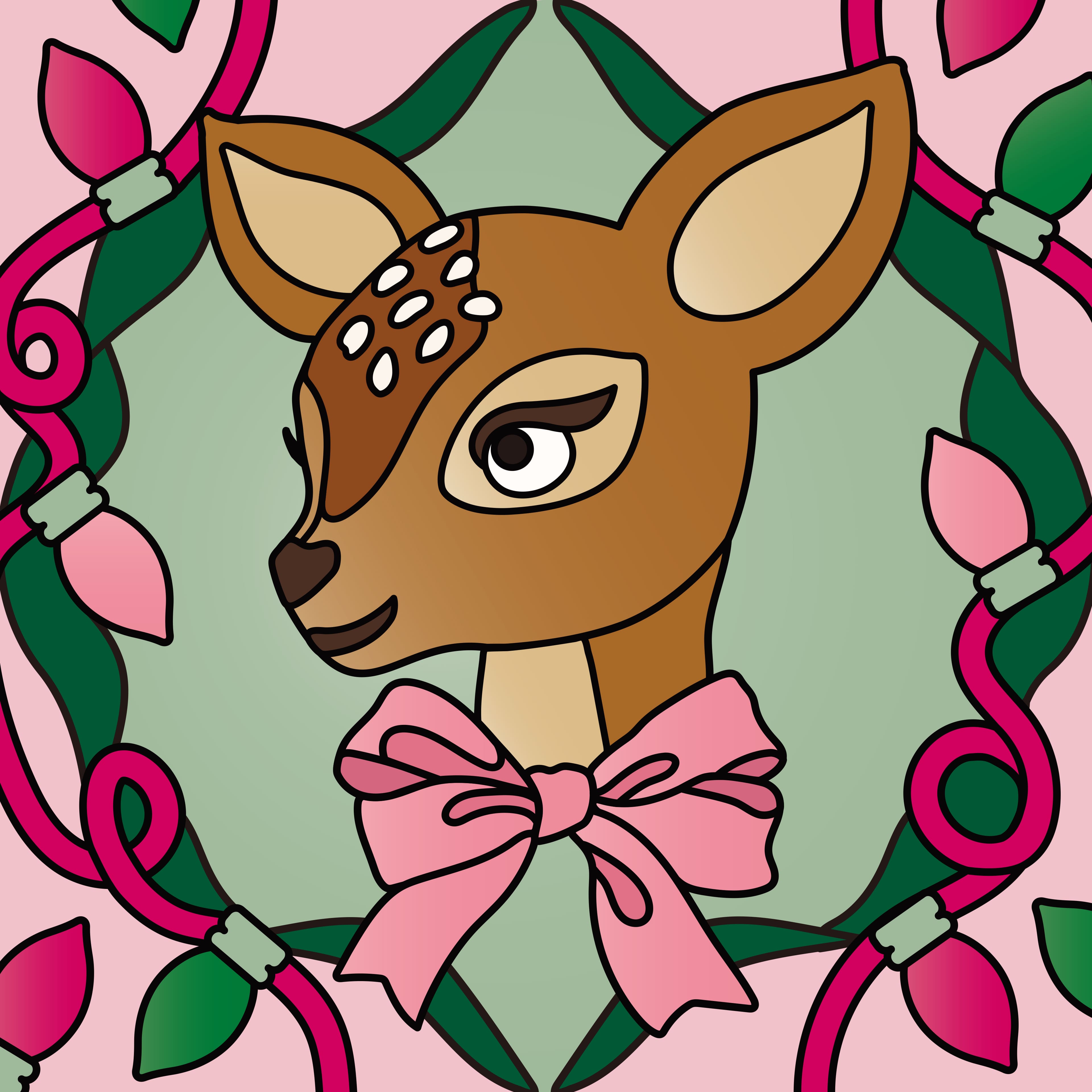 5" x 5" Christmas Deer Canvas Painting Kit by Artist's Loft™