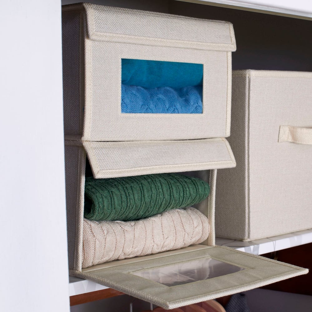 Household Essentials Drop Front Shoe Box, 2ct.