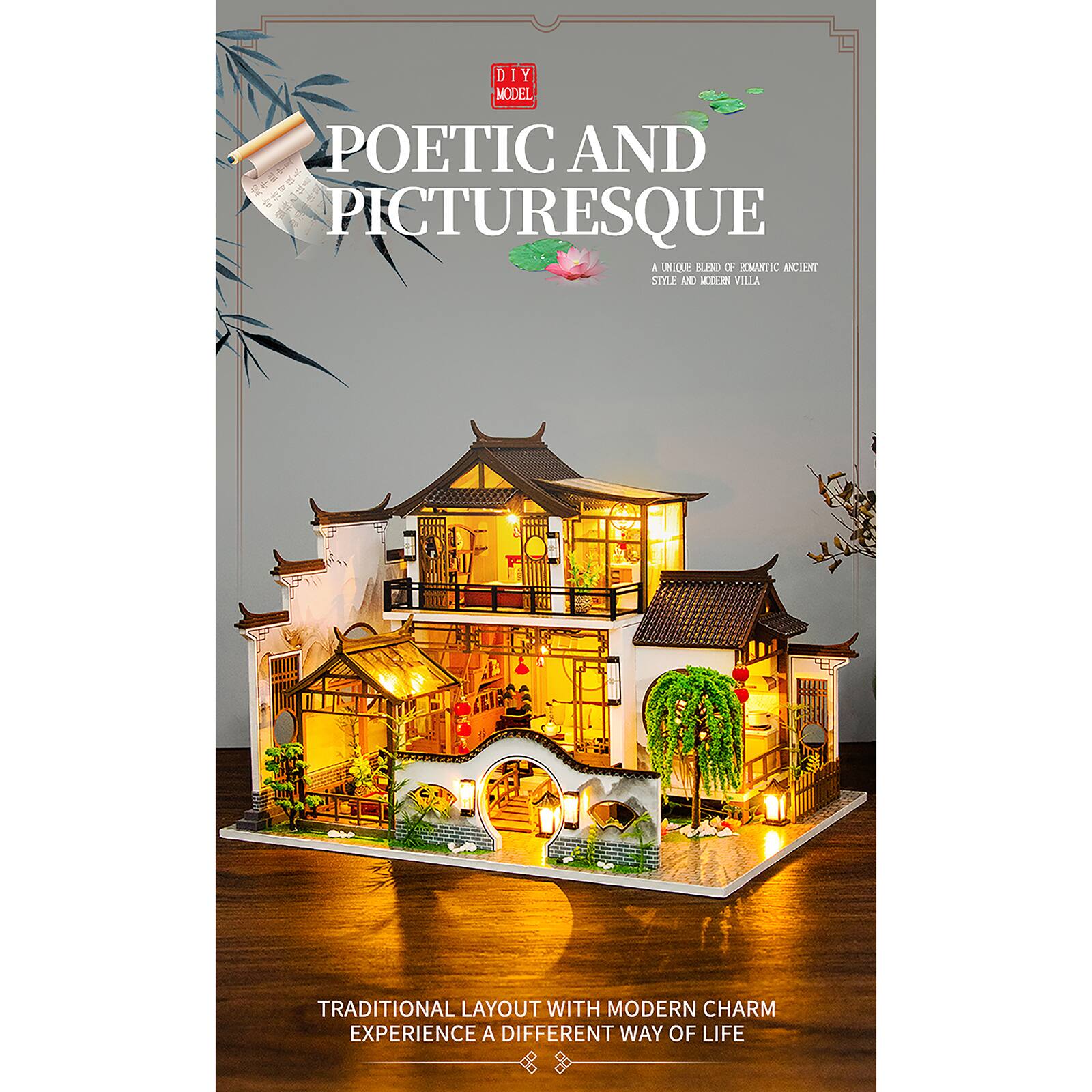 Sparkly Selections Poetic & Picturesque DIY Model Cottage Kit