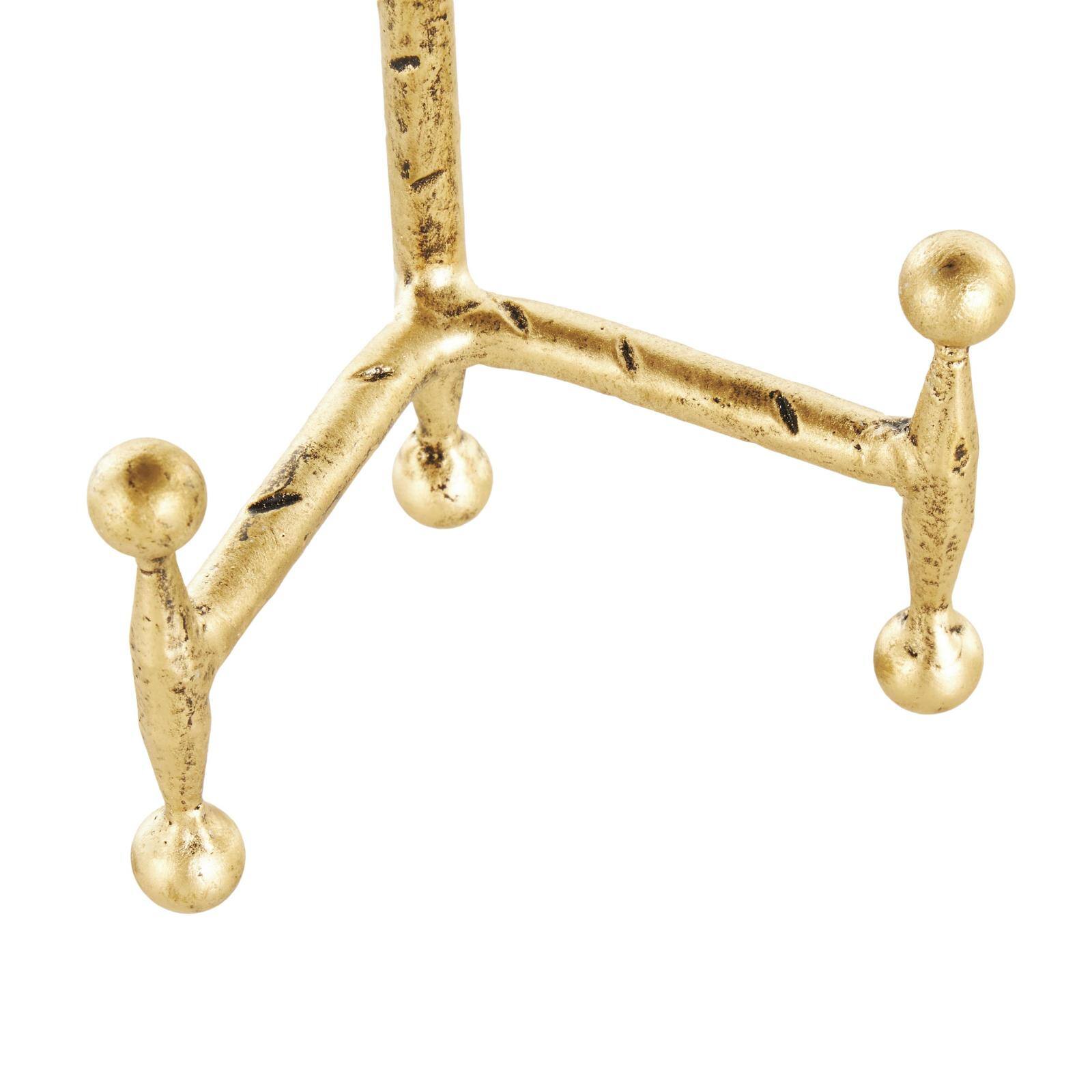Gold Metal Slim Display Easel with Ball Accent Set
