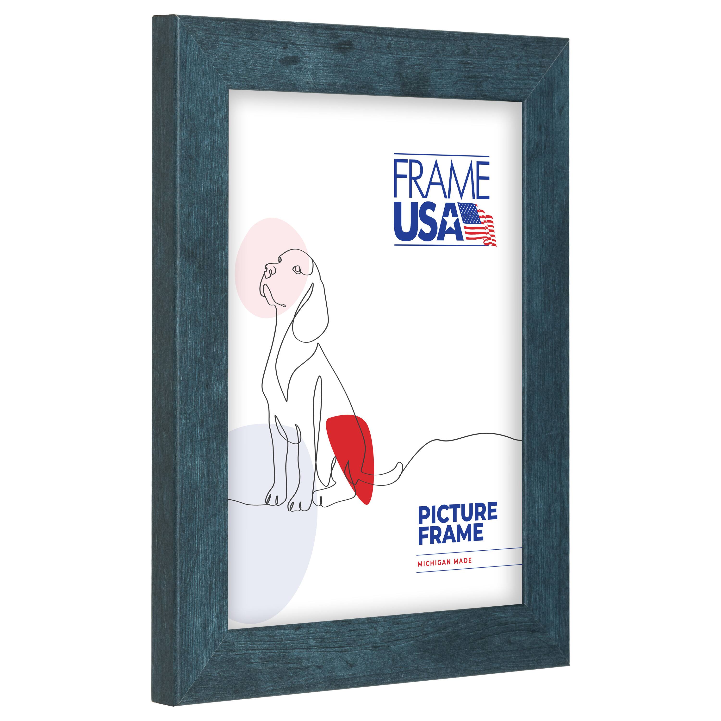 Frame USA Rustic Blue Single Image Picture Frame