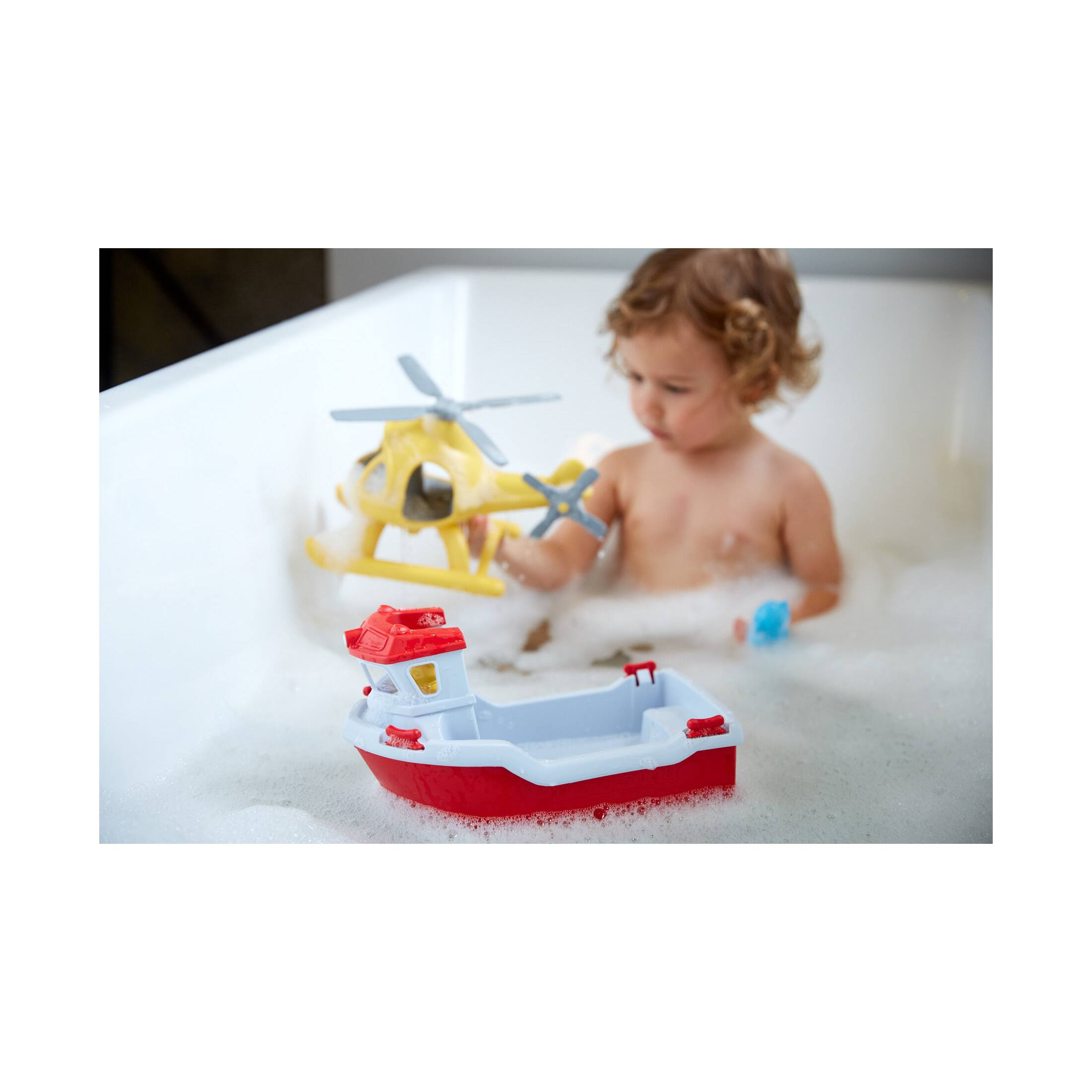 Rescue Boat & Helicopter