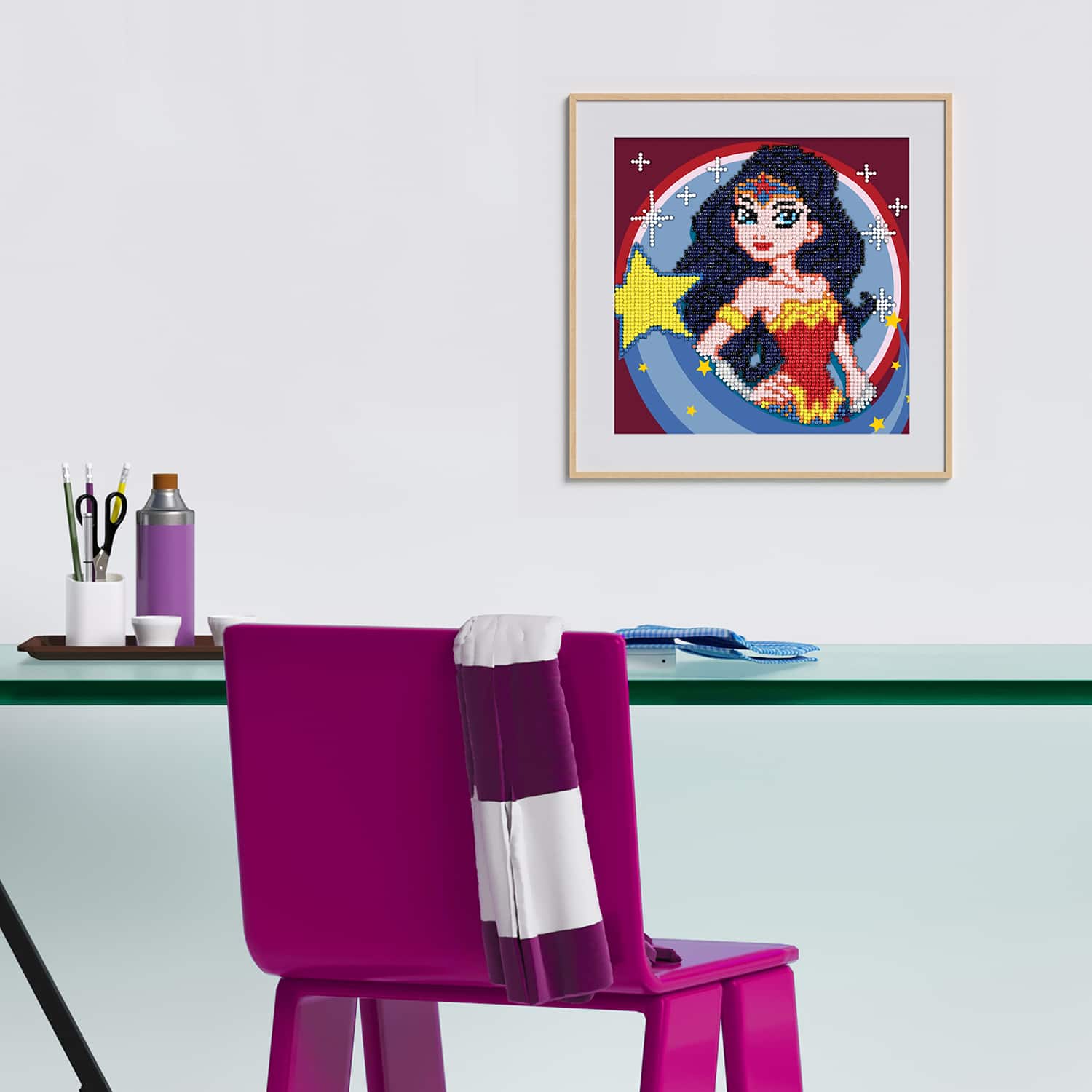 Camelot Dotz Young DC Wonder Woman Diamond Painting Kit