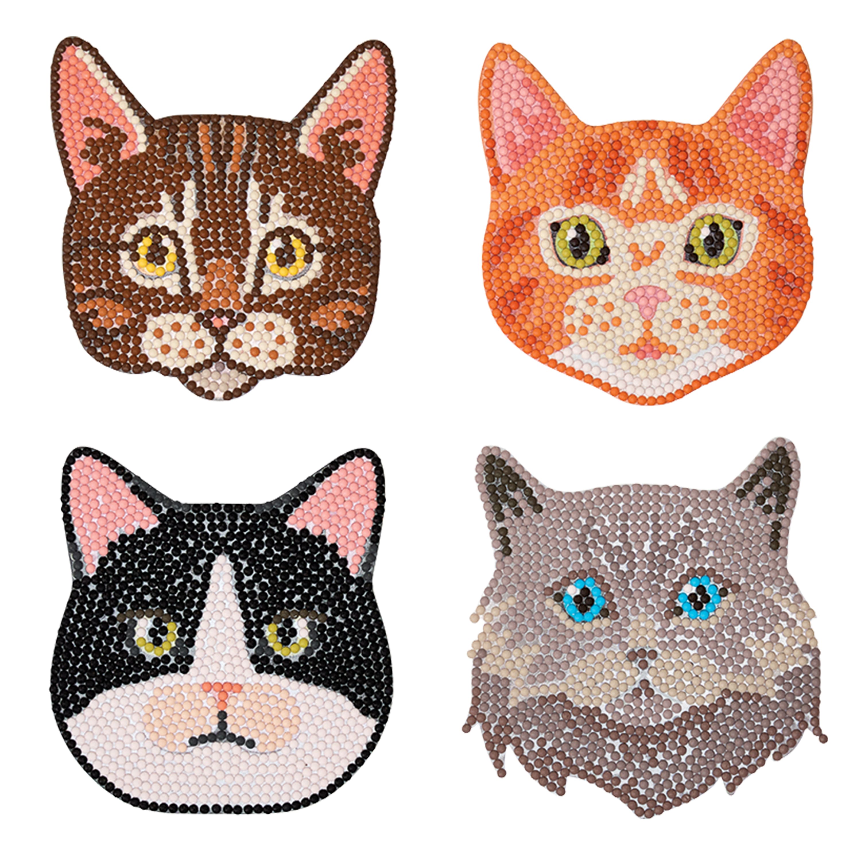Cats Diamond Art Coaster Kit by Make Market®