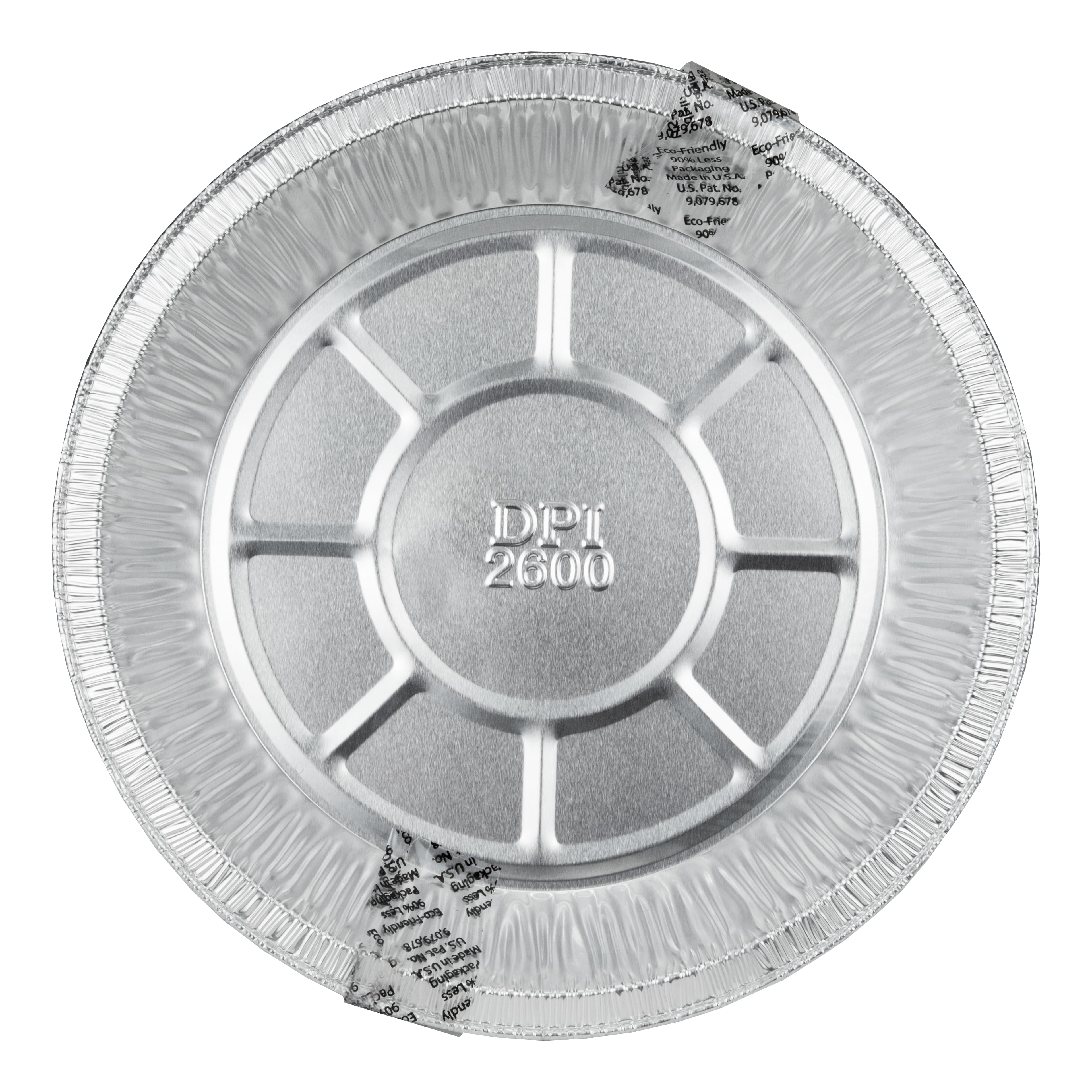 Silver Lining by Durable Packaging Foil Pie Pans with Dome Lids, 2ct.