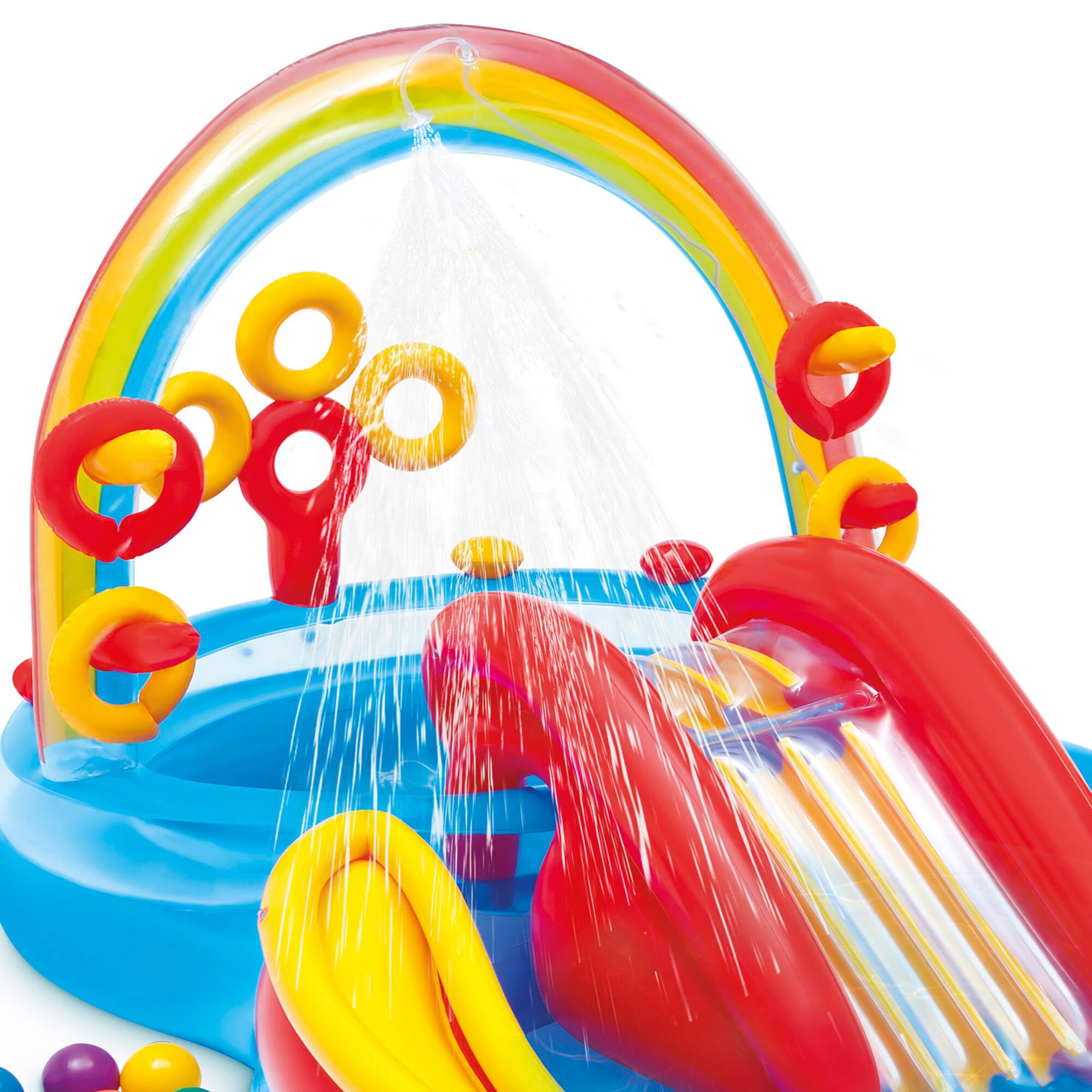 Intex® 9.9ft. Rainbow Ring Play Center