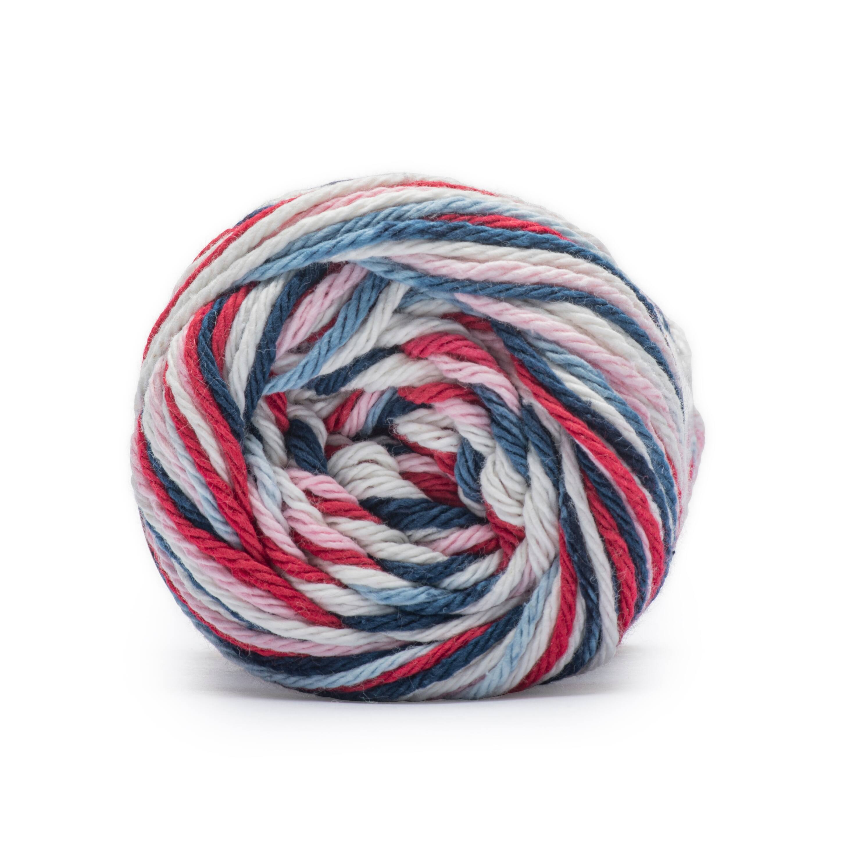 18 Pack: Everyday Cotton&#x2122; Patterned Yarn by Loops &#x26; Threads&#xAE;