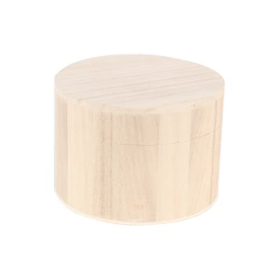 4" Round Wood Box by Make Market®