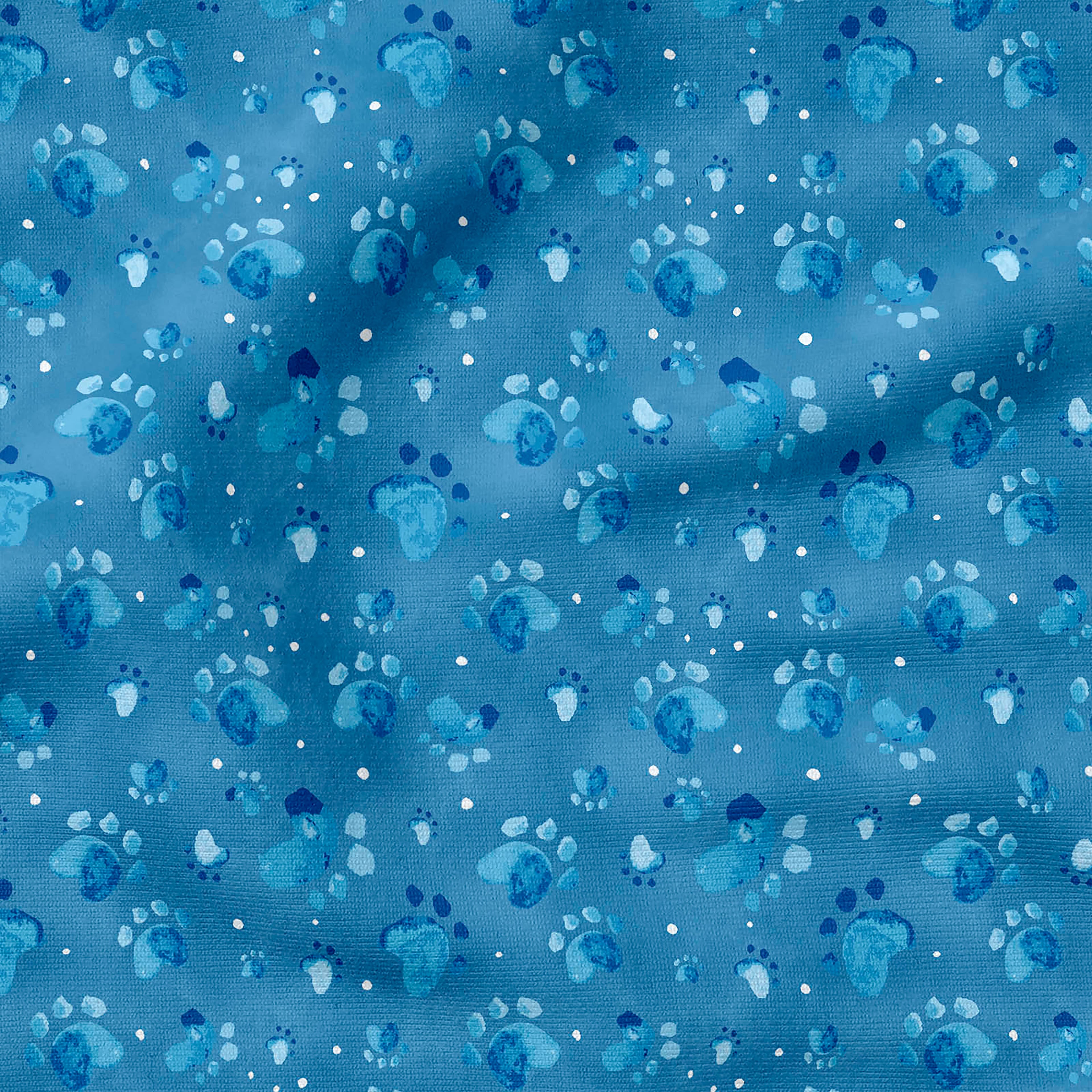 Fabric Editions Blue Good Boy Cotton Fabric