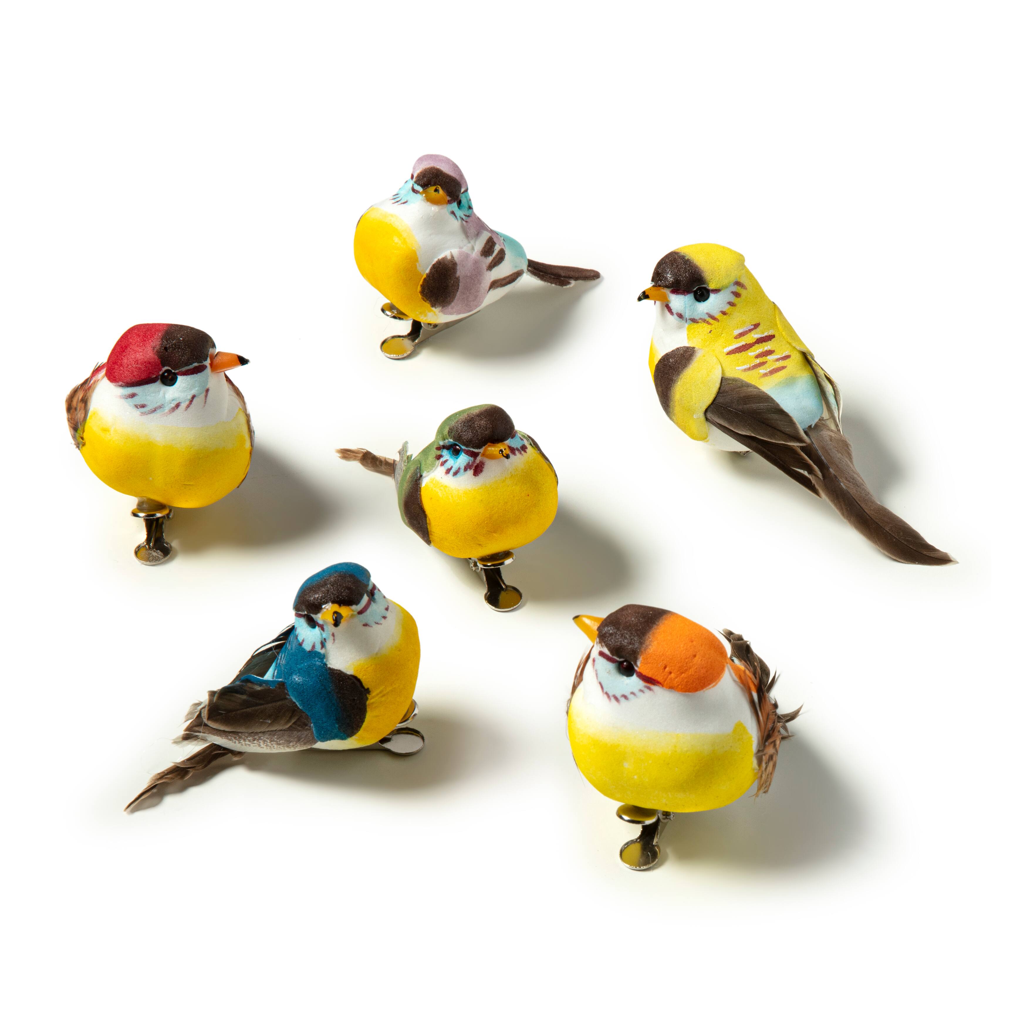 8 Packs: 6 ct. (48 total) Assorted Mushroom Birds by Ashland®