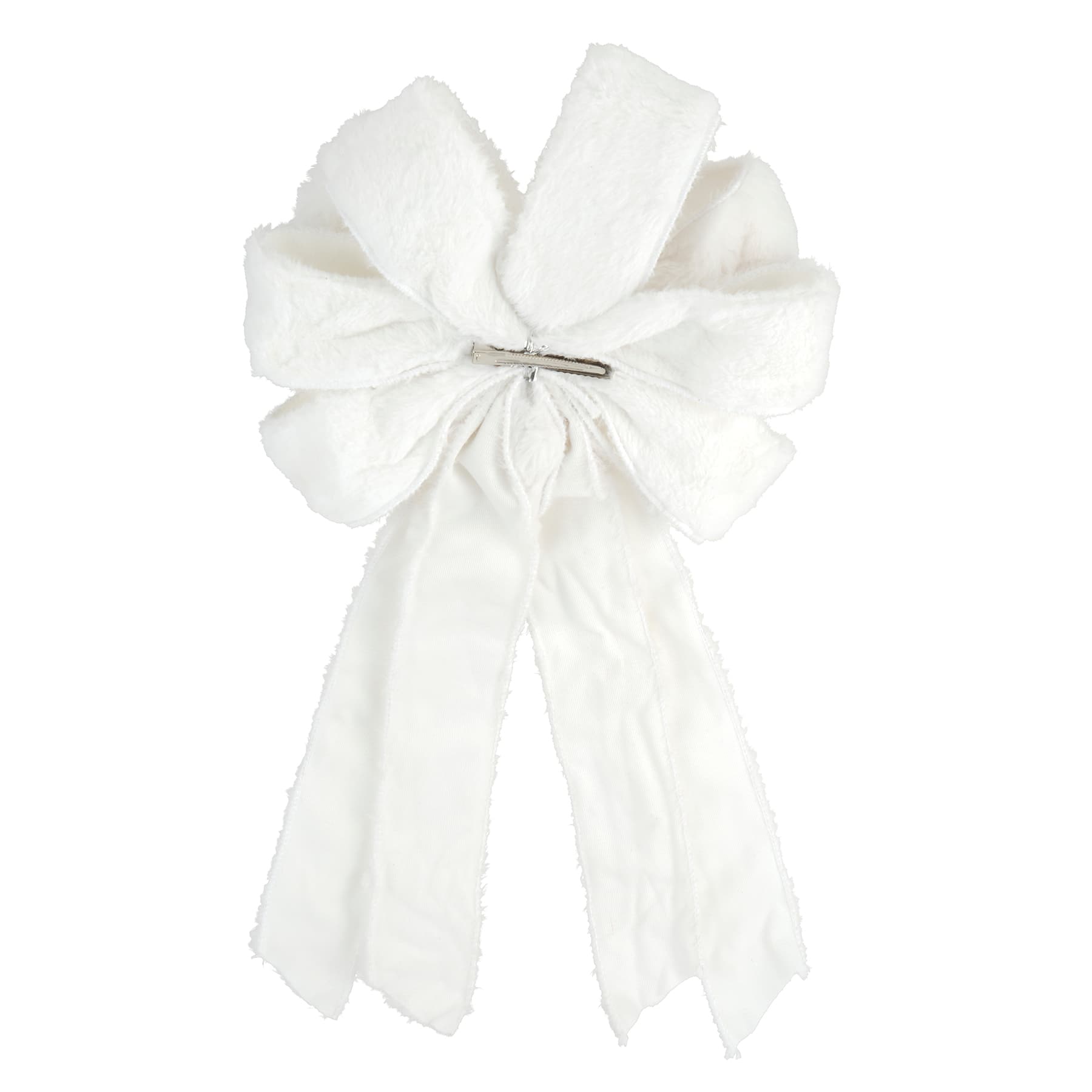 21&#x22; Faux Fur Tree Bow by Celebrate It&#xAE;