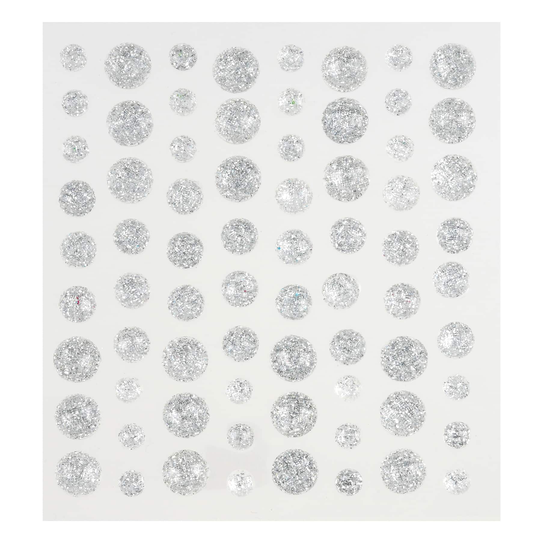 12 Packs: 72 ct. (864 total) Glitter Rhinestone Stickers by Recollections&#x2122;