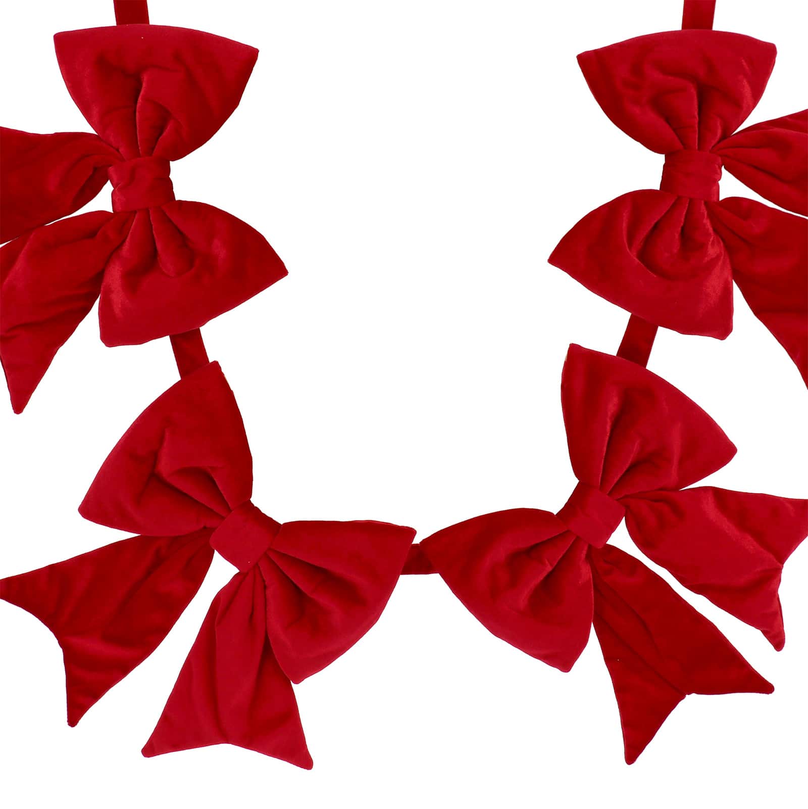 6ft. Red Jumbo Bow Garland by Ashland&#xAE;