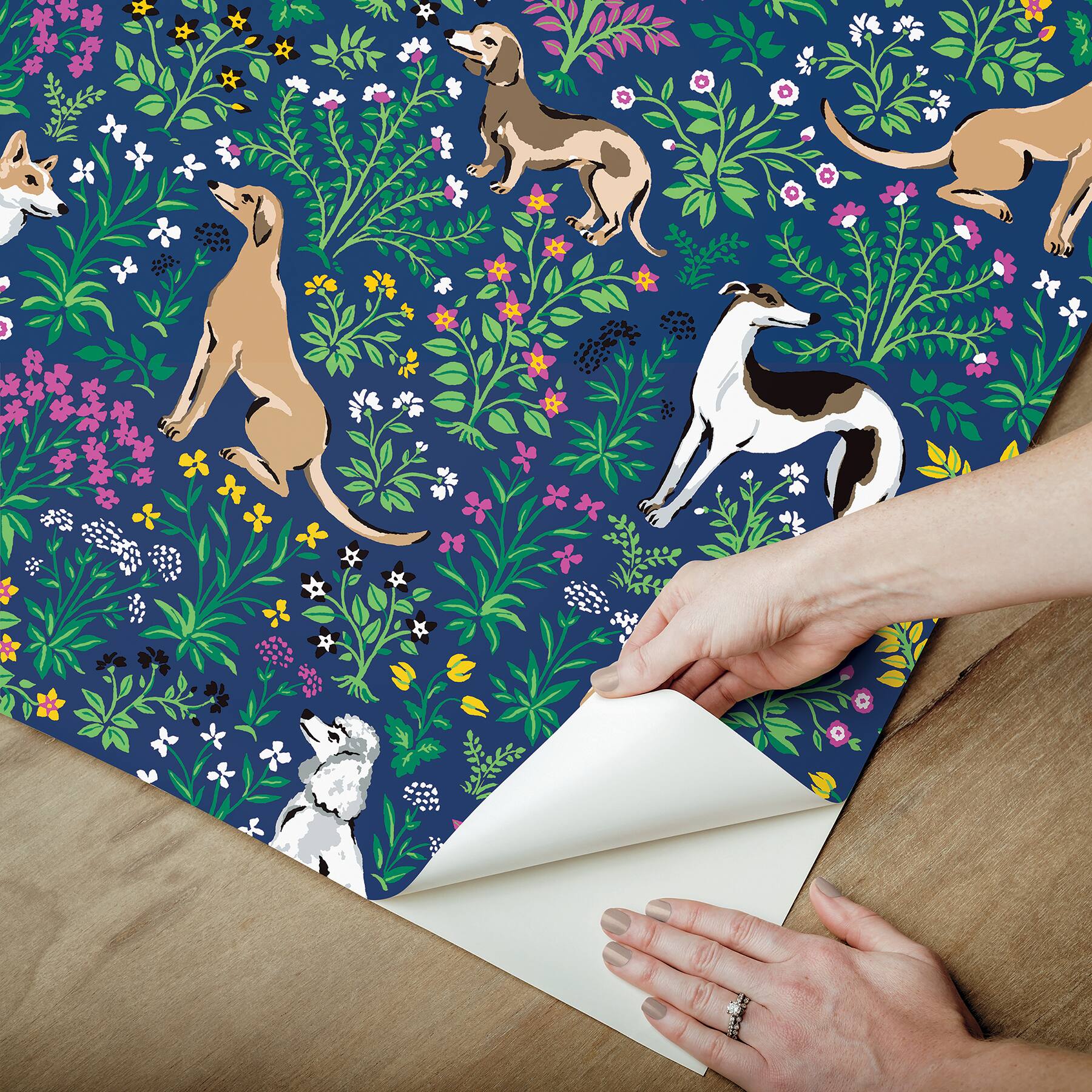 PrintFresh Must Love Dogs Peel &#x26; Stick Wallpaper