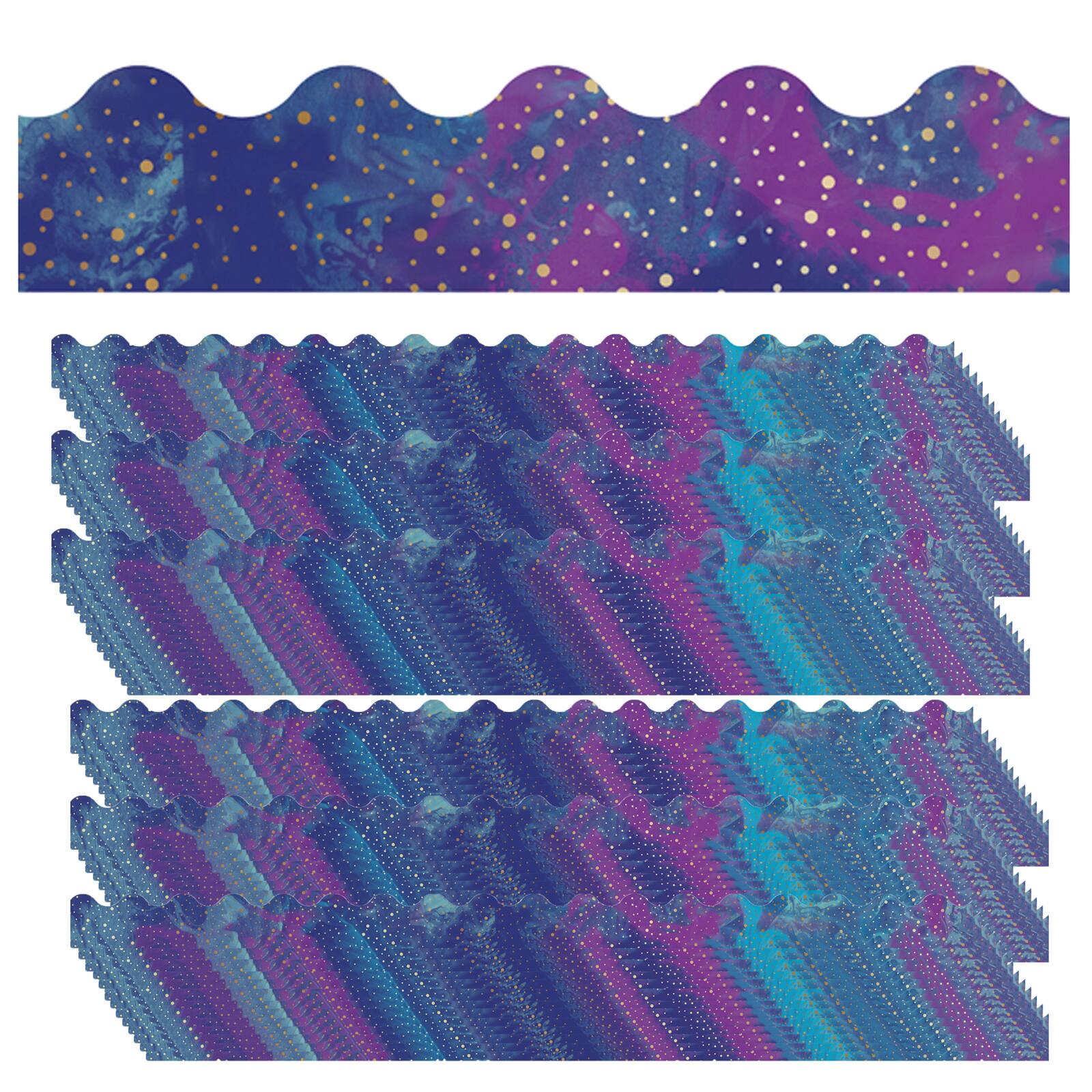 Carson Dellosa Education® Galaxy Scalloped Border, 234ft.