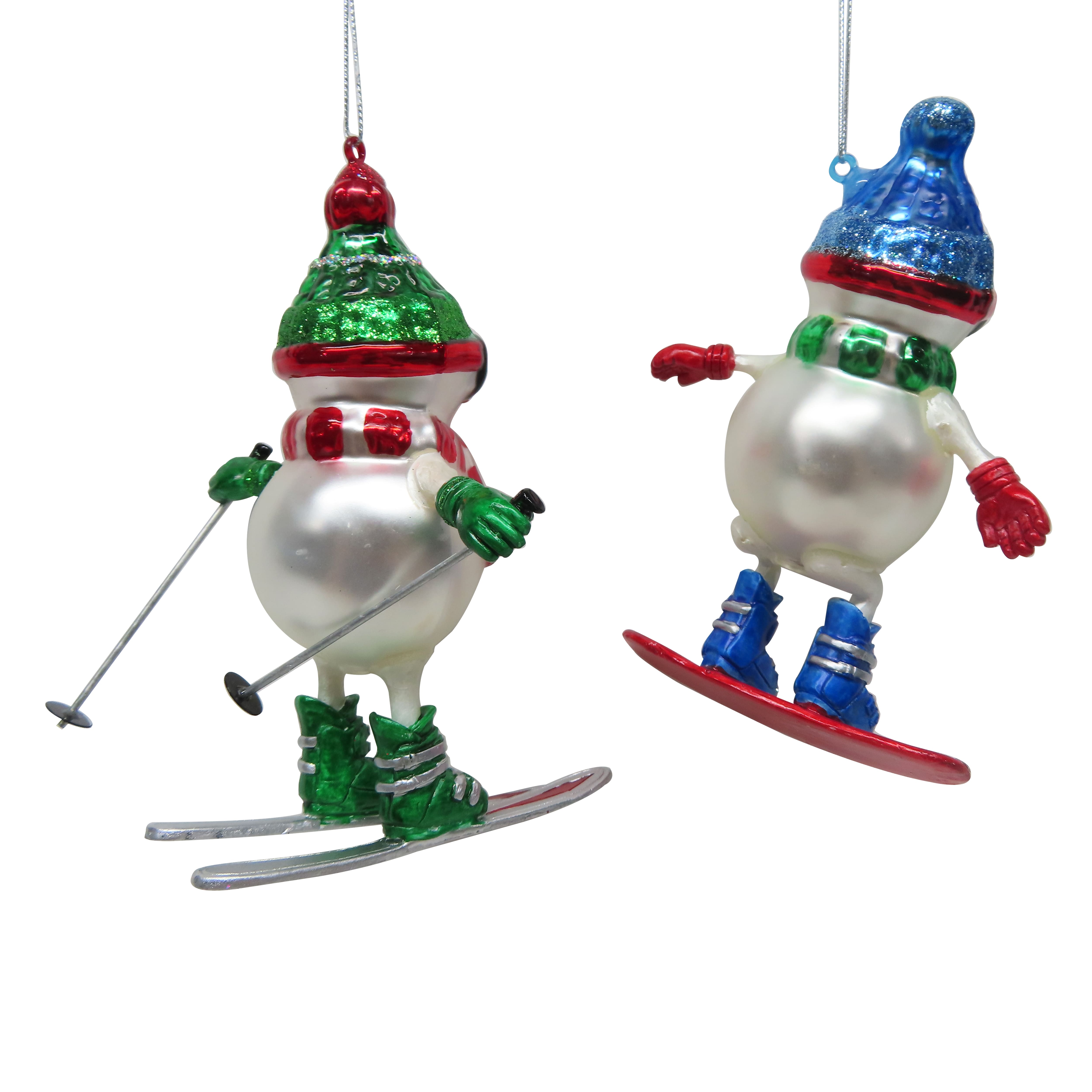 Assorted 6.25&#x22; Snow Sport Snowman Ornament, 1pc. by Ashland&#xAE;