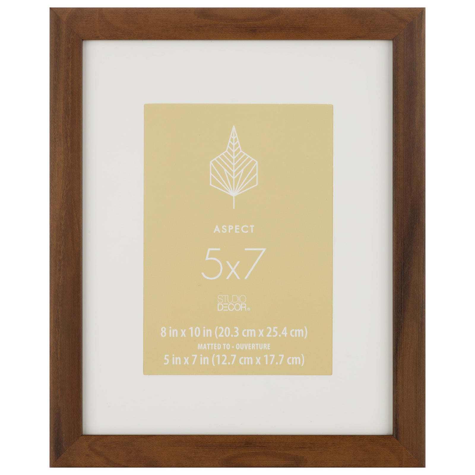 Buy in Bulk - 8 Pack: Rustic 5" x 7" Frame with Mat, Aspect by Studio