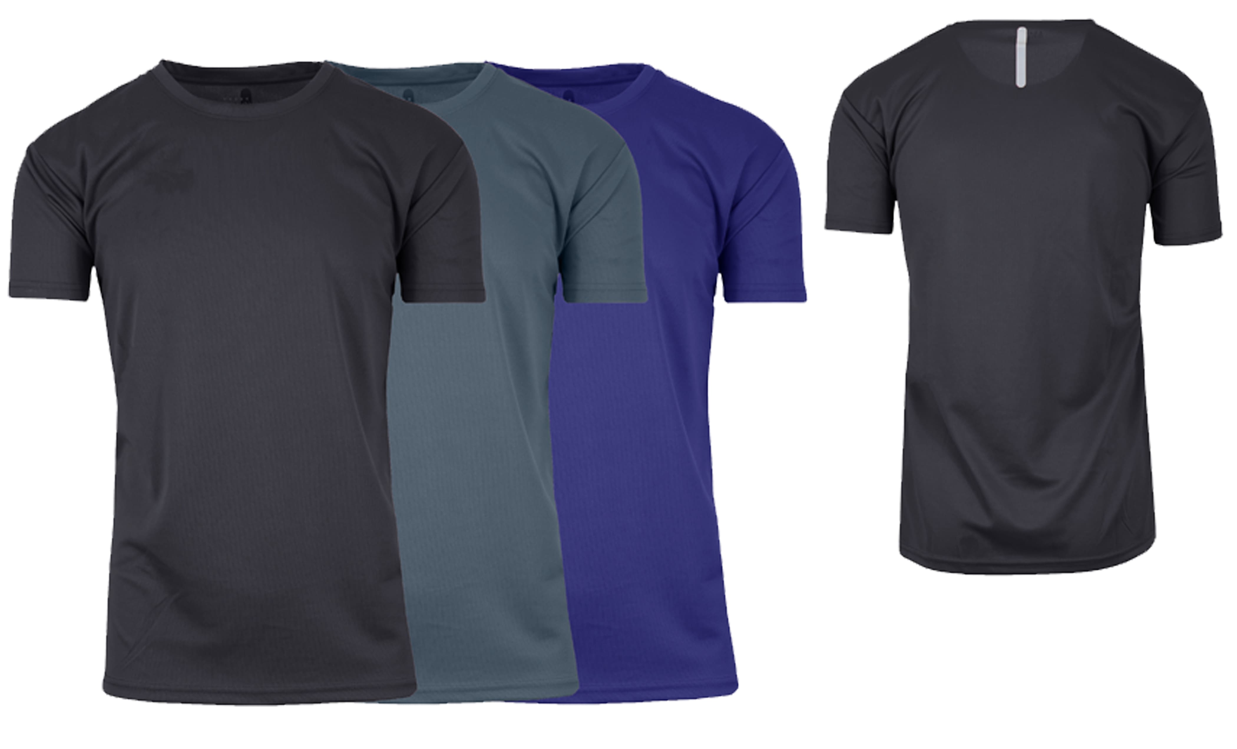 Galaxy By Harvic Crew Neck Men's T-Shirt 3 Pack