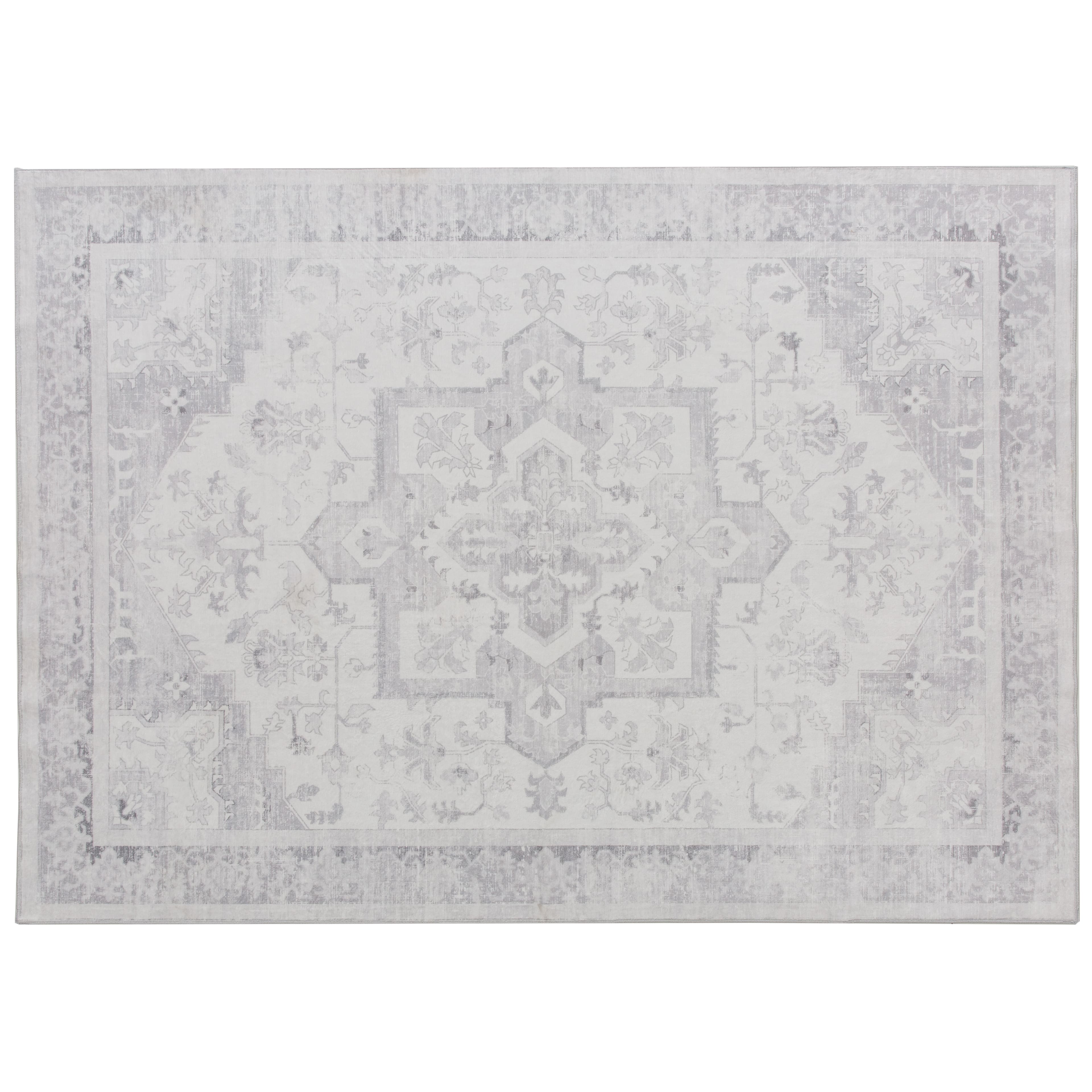 Gray Traditional Washable Area Rug by Ashland&#xAE;