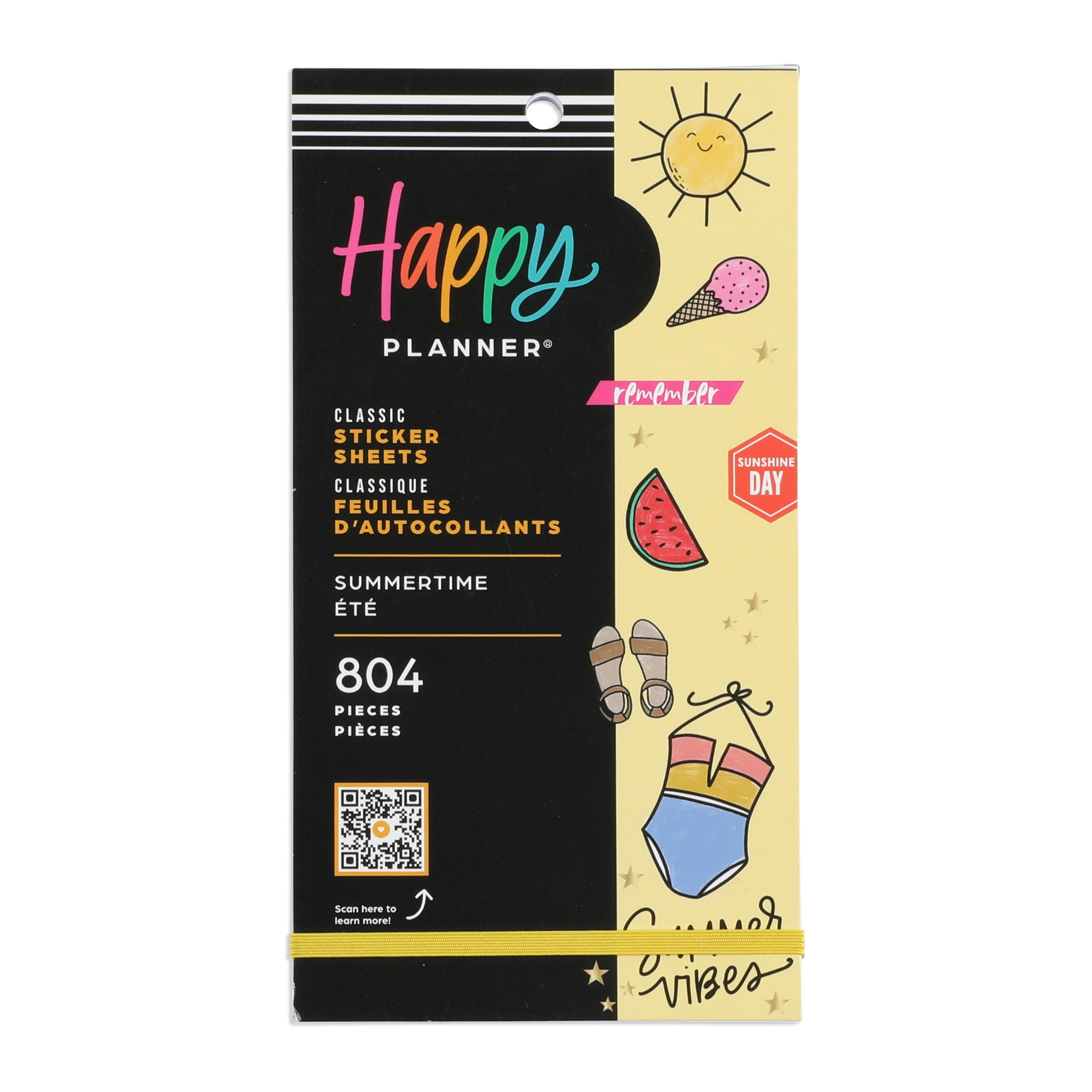The Happy Planner Summer Sticker Book Pack Of 804 Me & My Big Ideas 