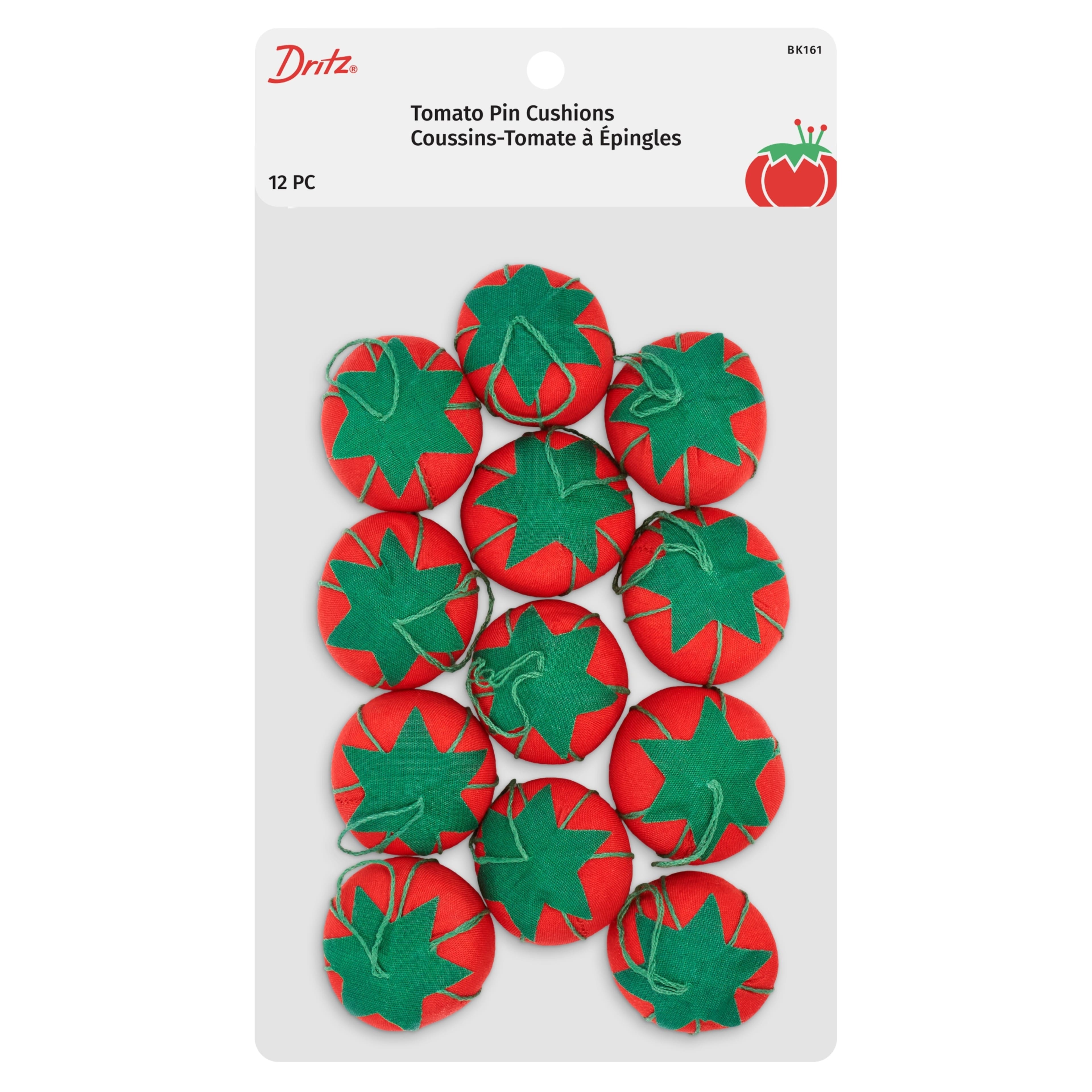 Dritz® 1" Red Tomato Pin Cushions, 12ct.