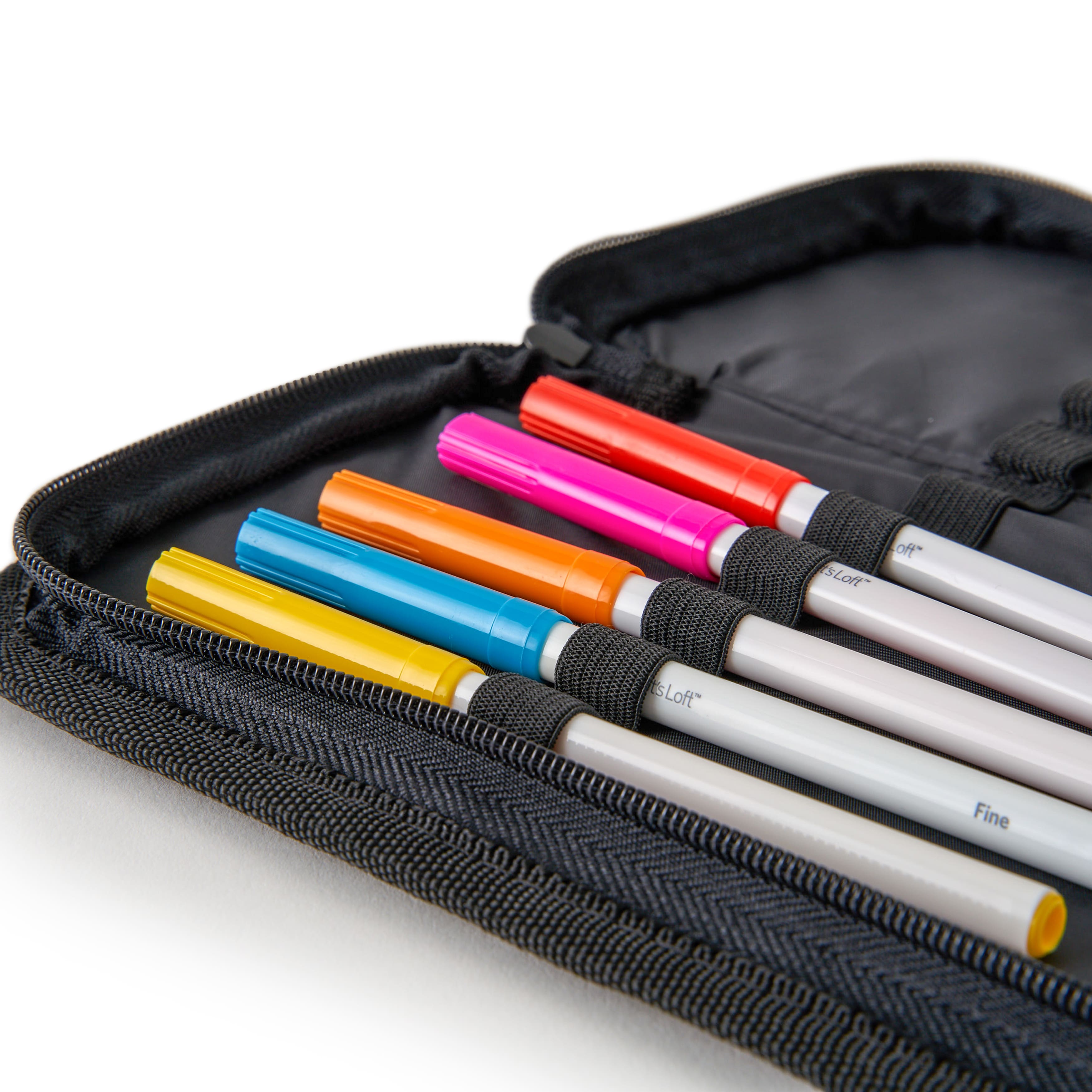 8 Pack: Black Empty Markers Case by Artist&#x27;s Loft&#x2122;