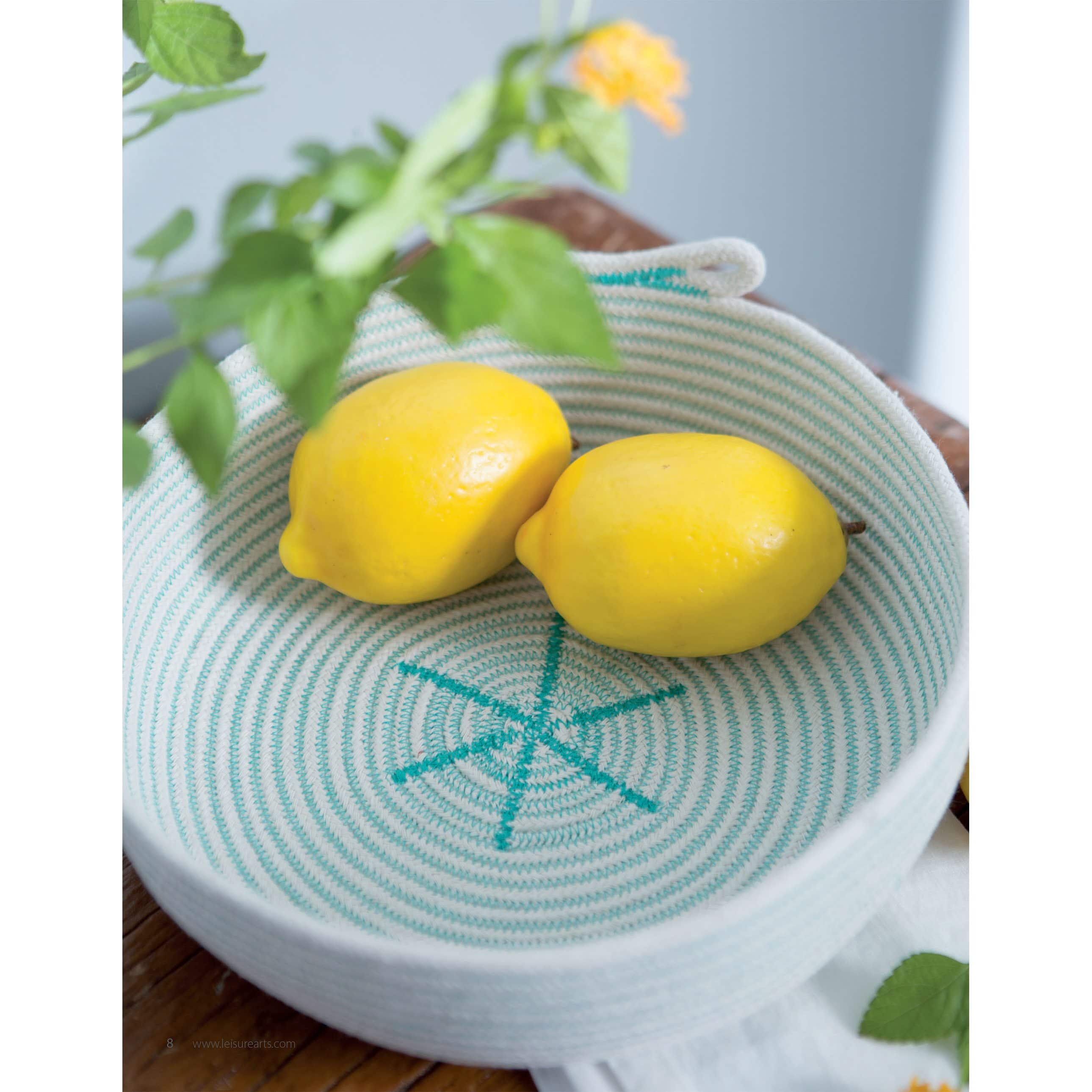 Leisure Arts® Learn to Make Rope Baskets Book