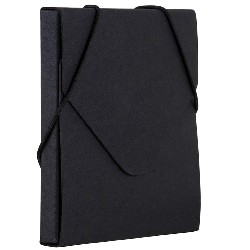 JAM Paper Black Kraft CD Size Portfolio