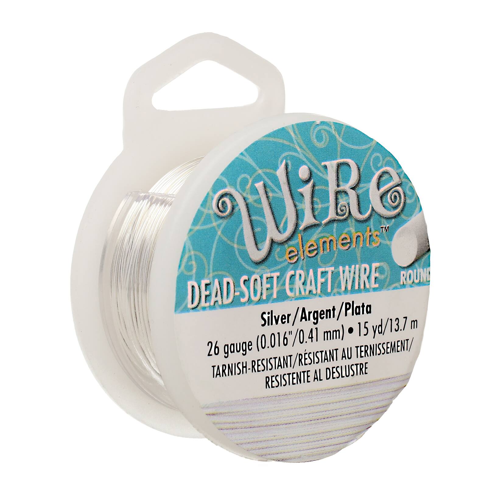 The Beadsmith® Wire Elements™ 26 Gauge Tarnish Resistant Soft Temper Wire, 15yd.