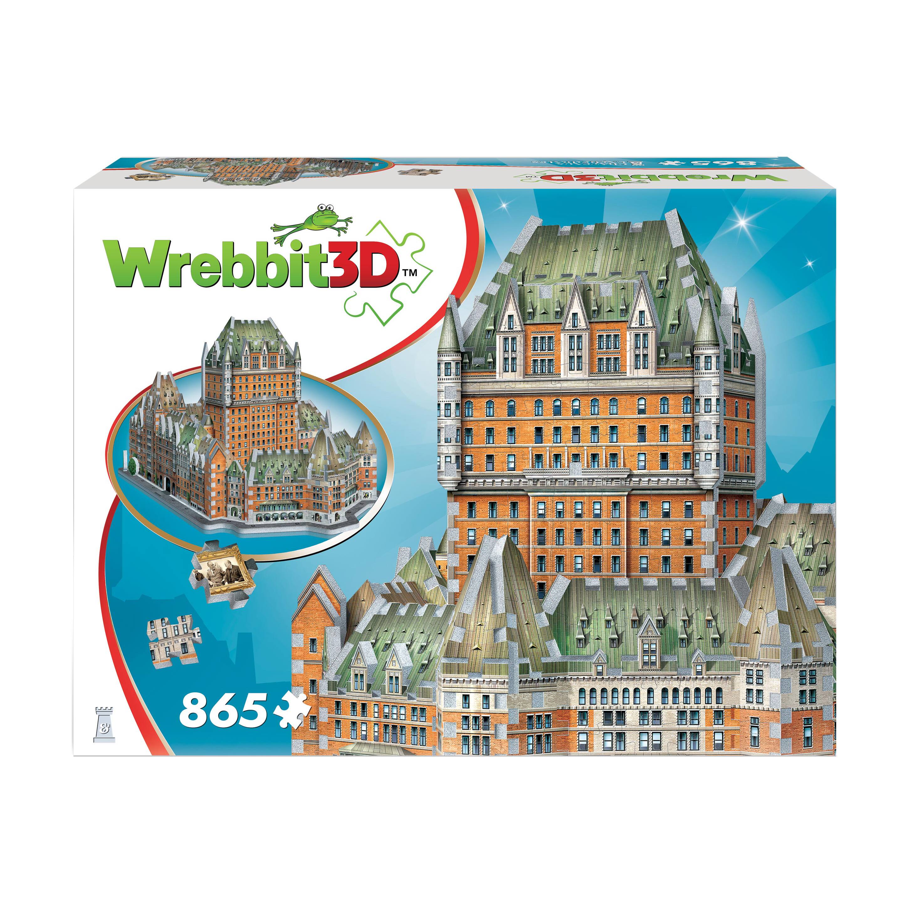 Castles &#x26; Cathedrals - Le Chateau Frontenac 3D Puzzle: 865 Pcs
