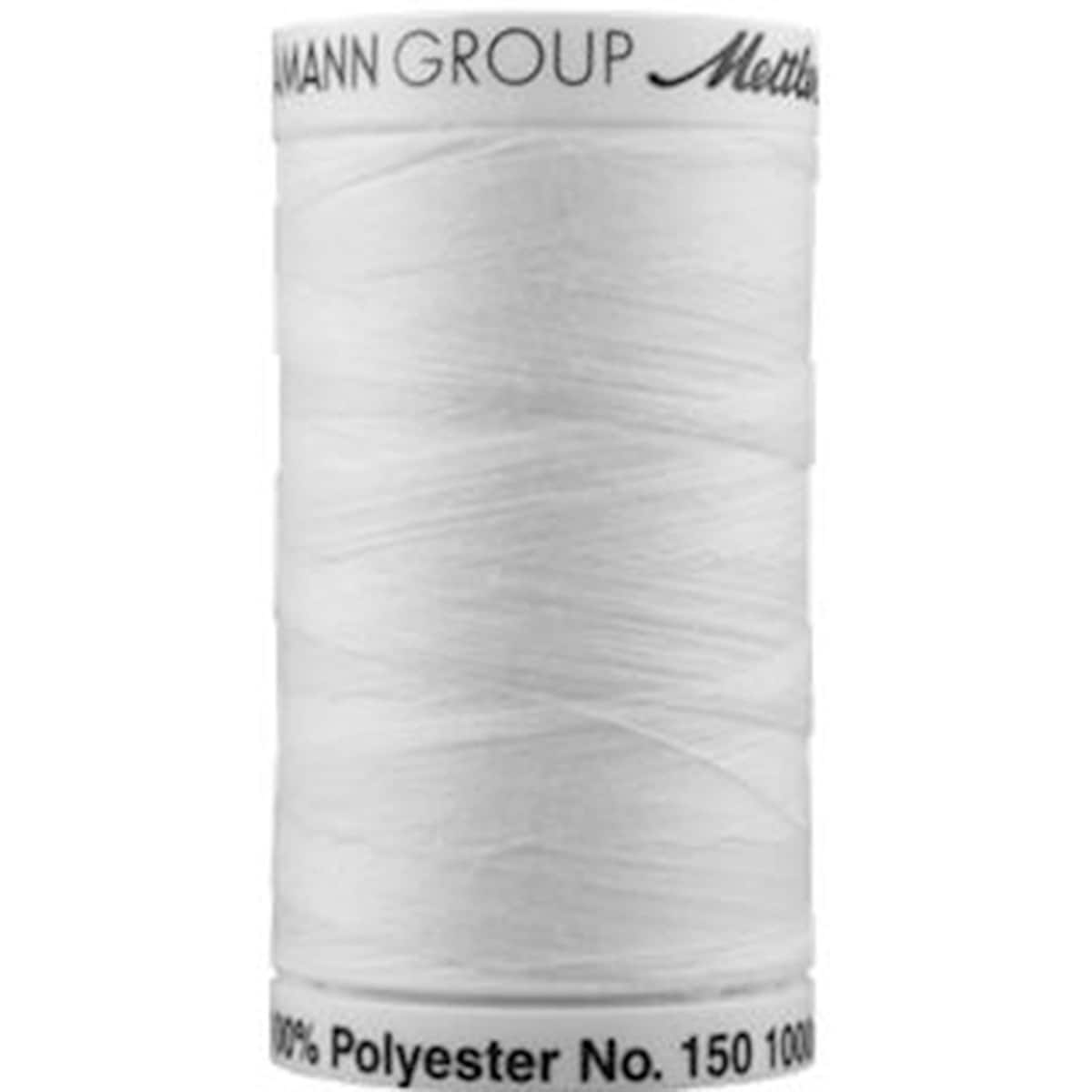 Mettler&#xAE; White Polyester Thread Bobbinette, 1,094yd.