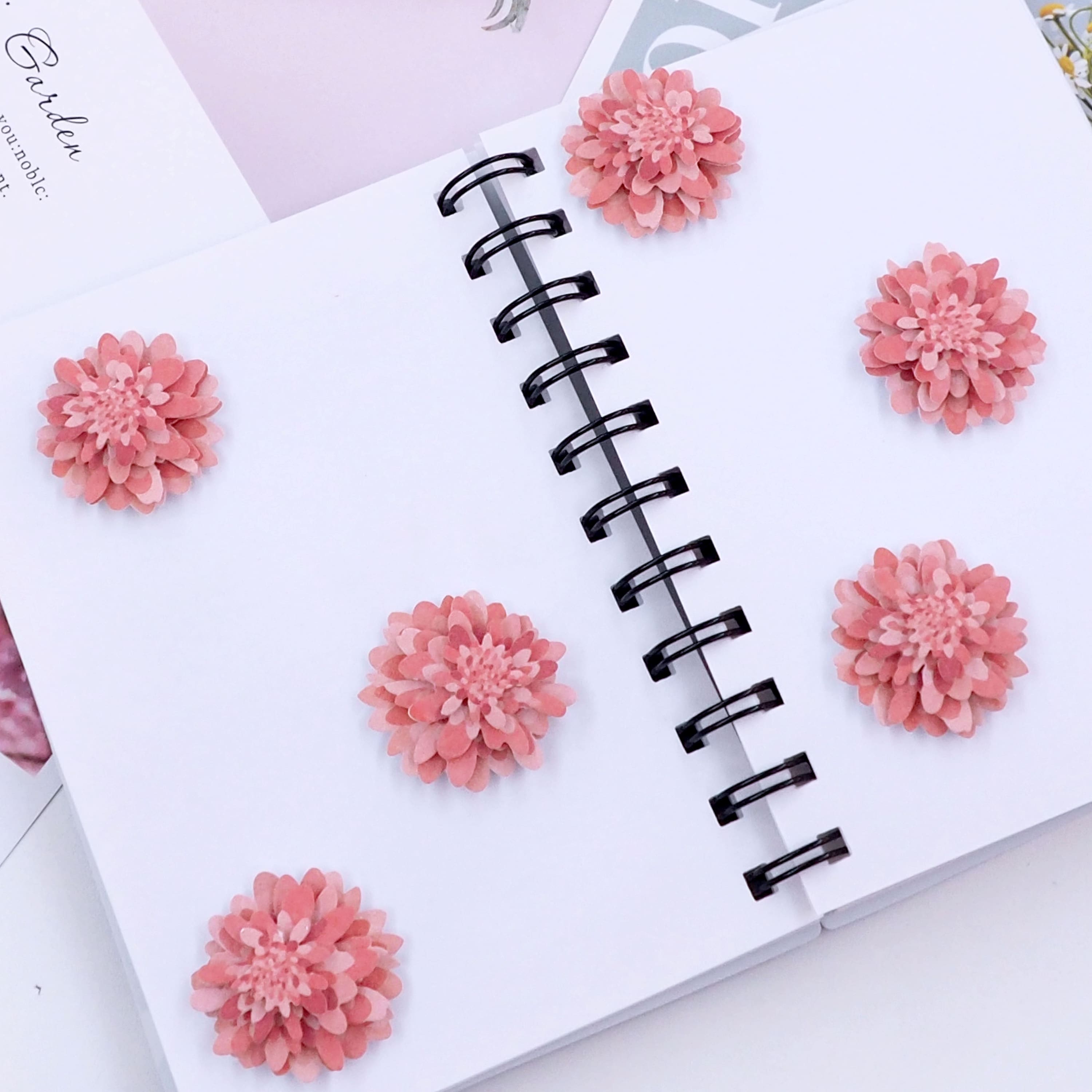 12 Packs: 16 ct. (192 total) Dahlia Floral Dimensional Stickers by Recollections&#x2122;