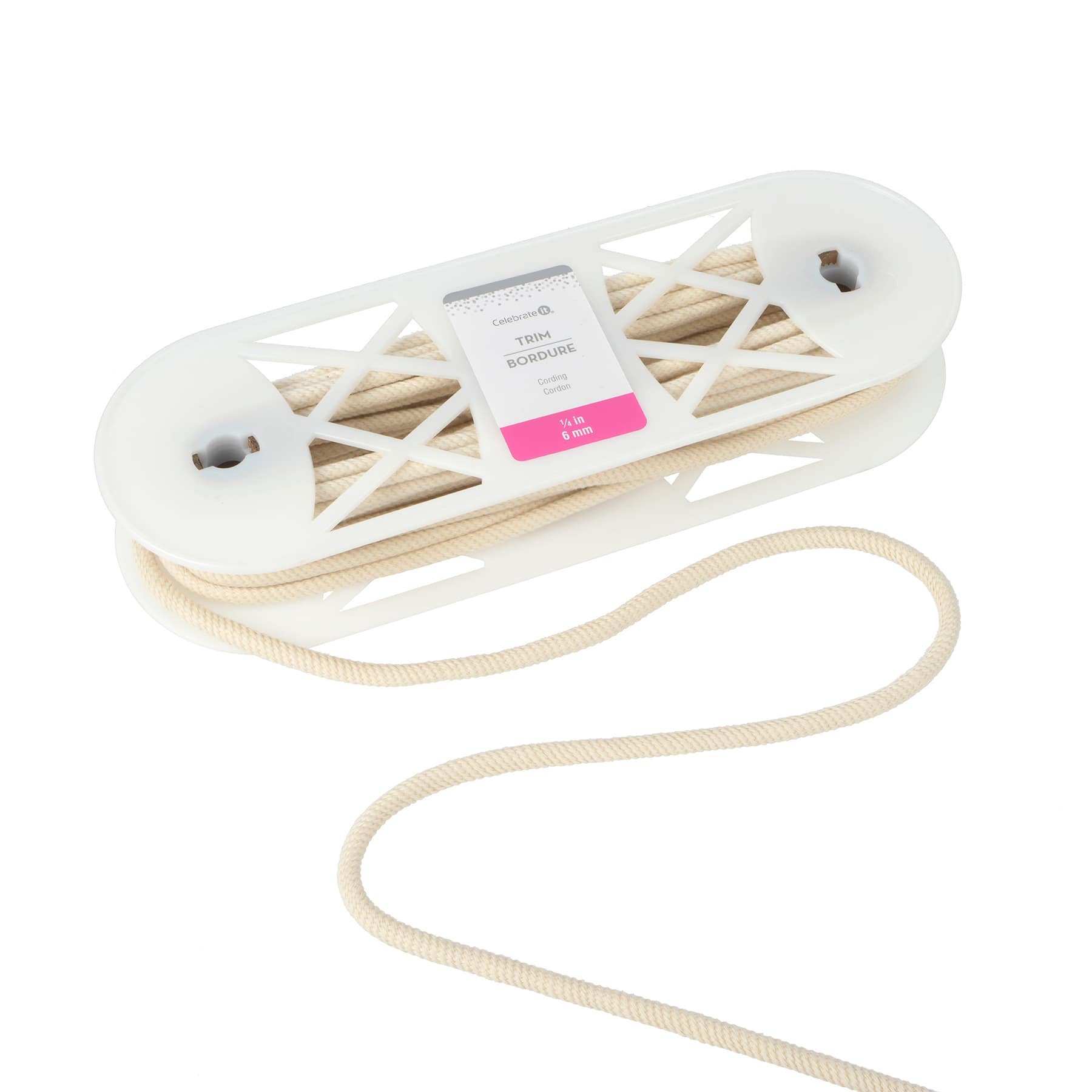 1/4&#x22; Beige Cording Trim by Celebrate It&#xAE;