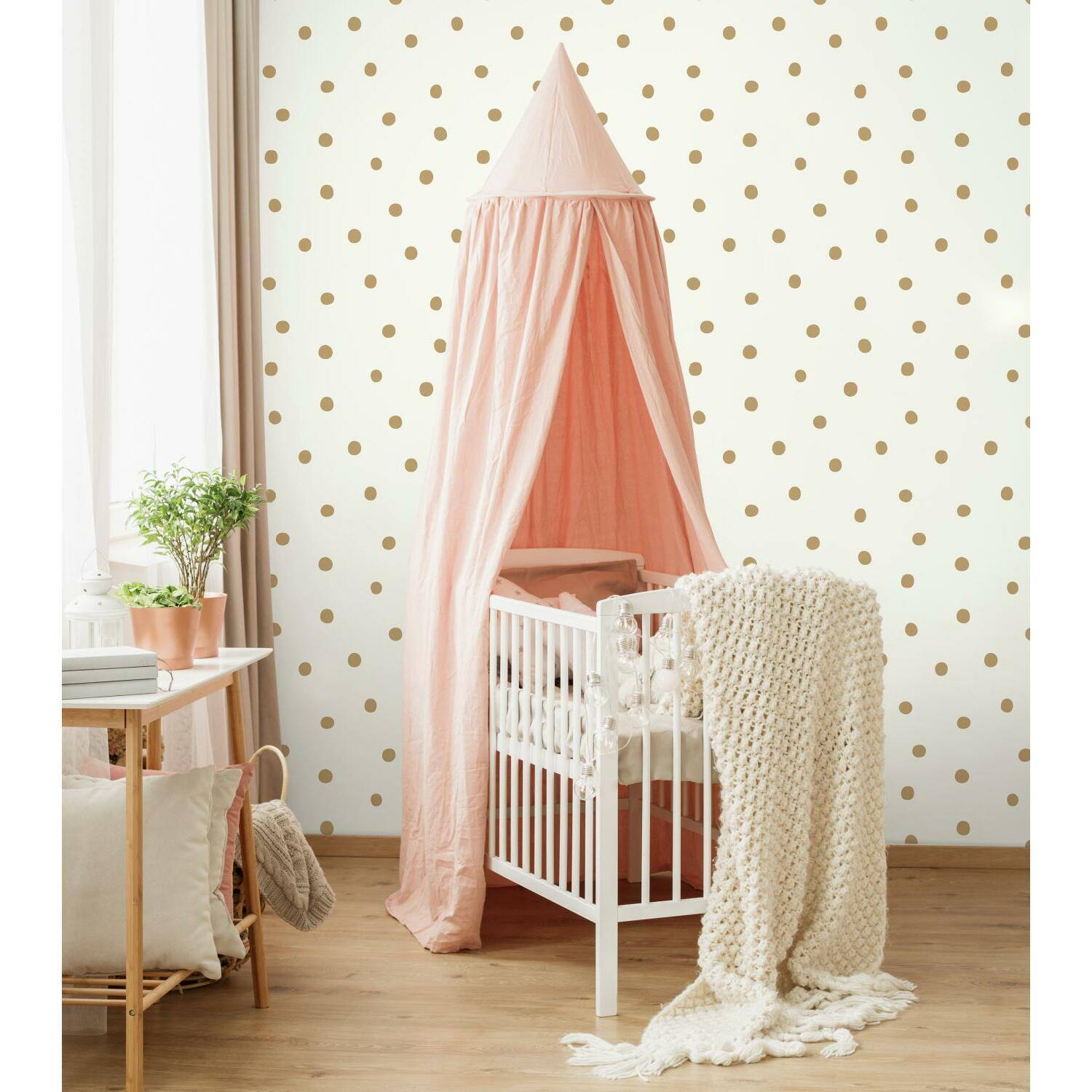 RoomMates Dots Peel &#x26; Stick Wallpaper